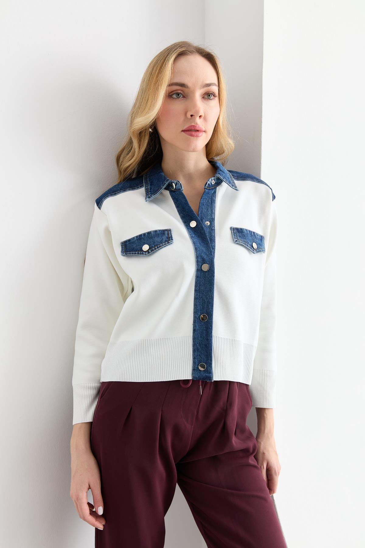 0106 JEAN MIX TRIKO CEKET