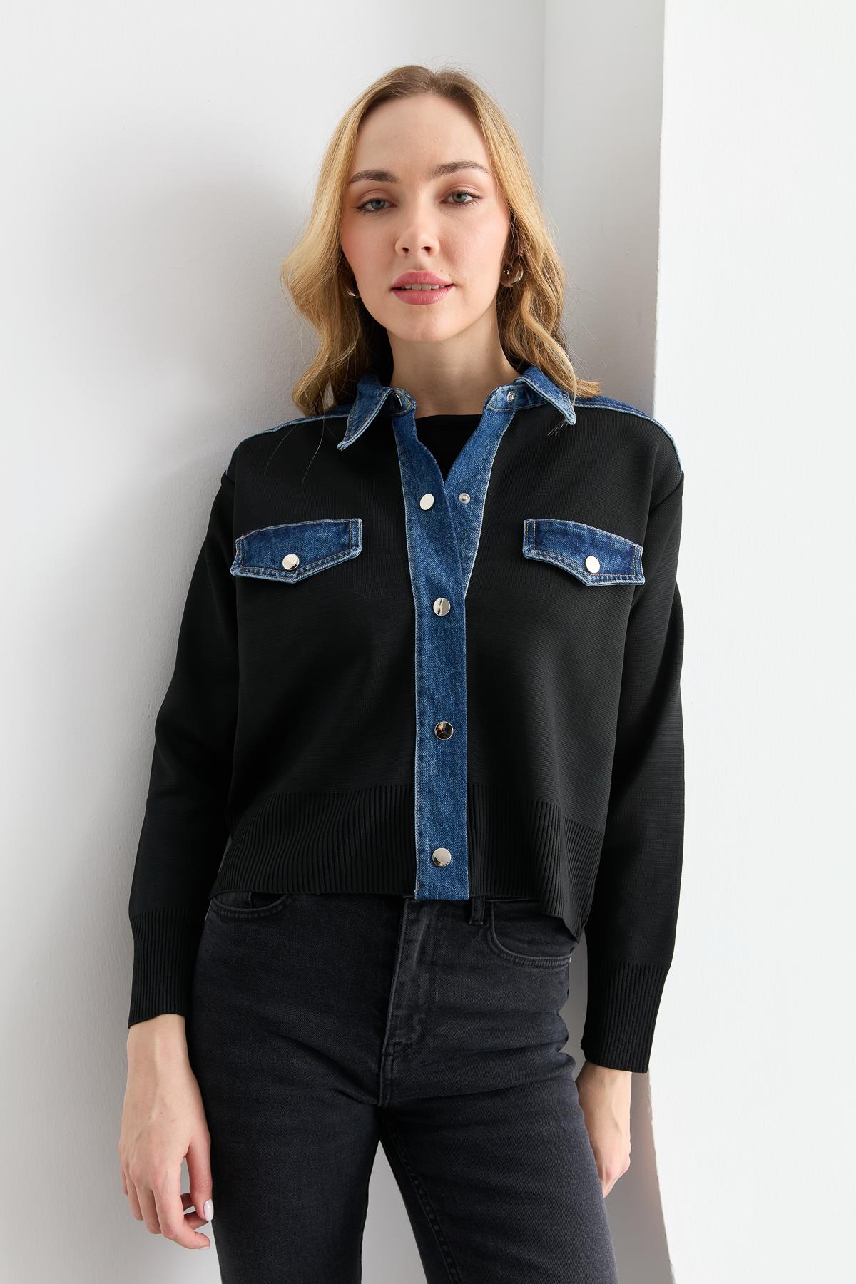 0106 JEAN MIX TRIKO CEKET