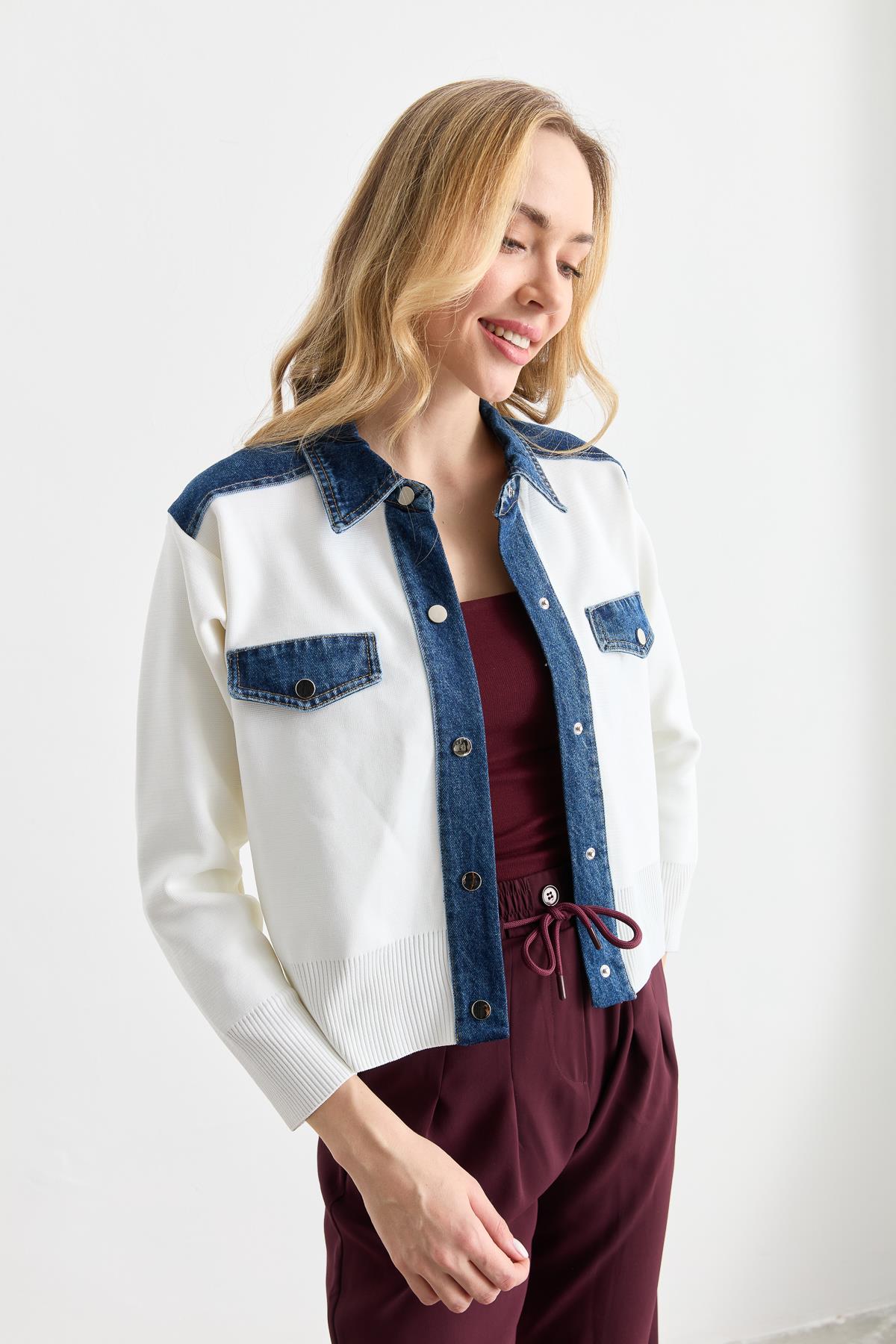 0106 JEAN MIX TRIKO CEKET