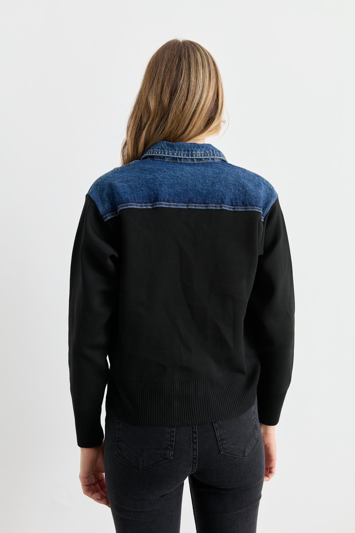 0106 JEAN MIX TRIKO CEKET