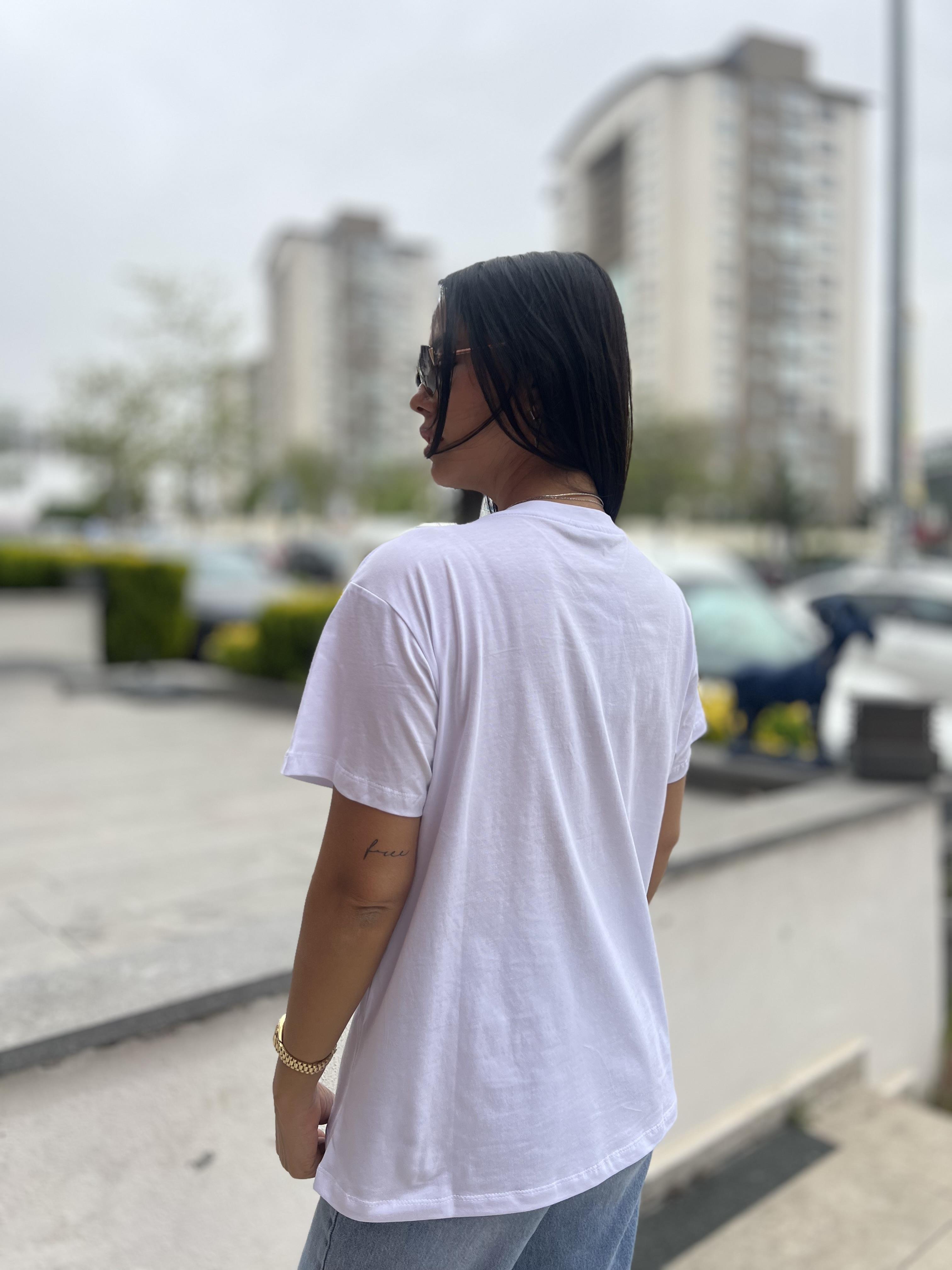 019 LEOPAR VE KOT DETAYLI TSHIRT