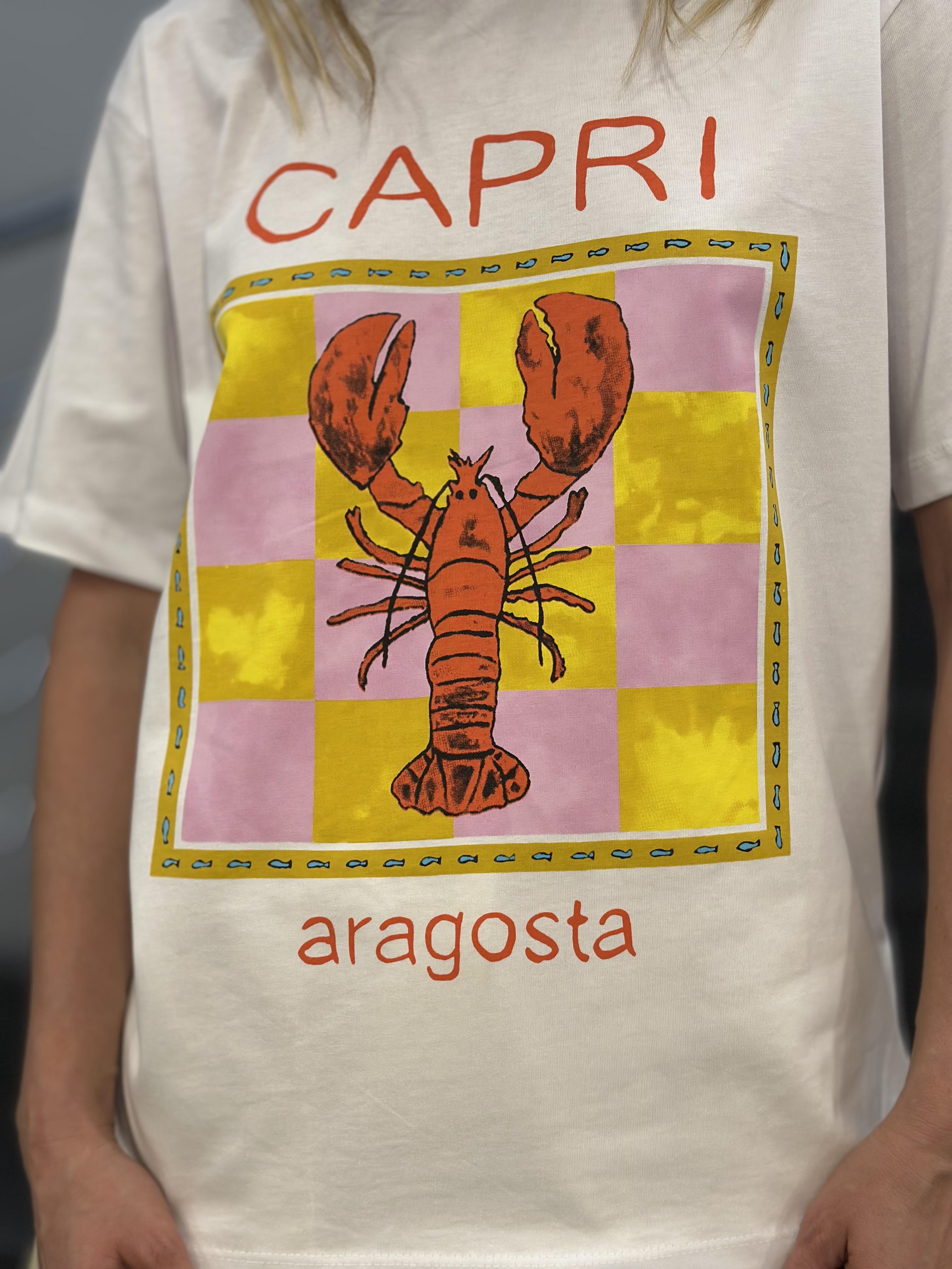 0246115 CAPRI YAZILI TSHIRT