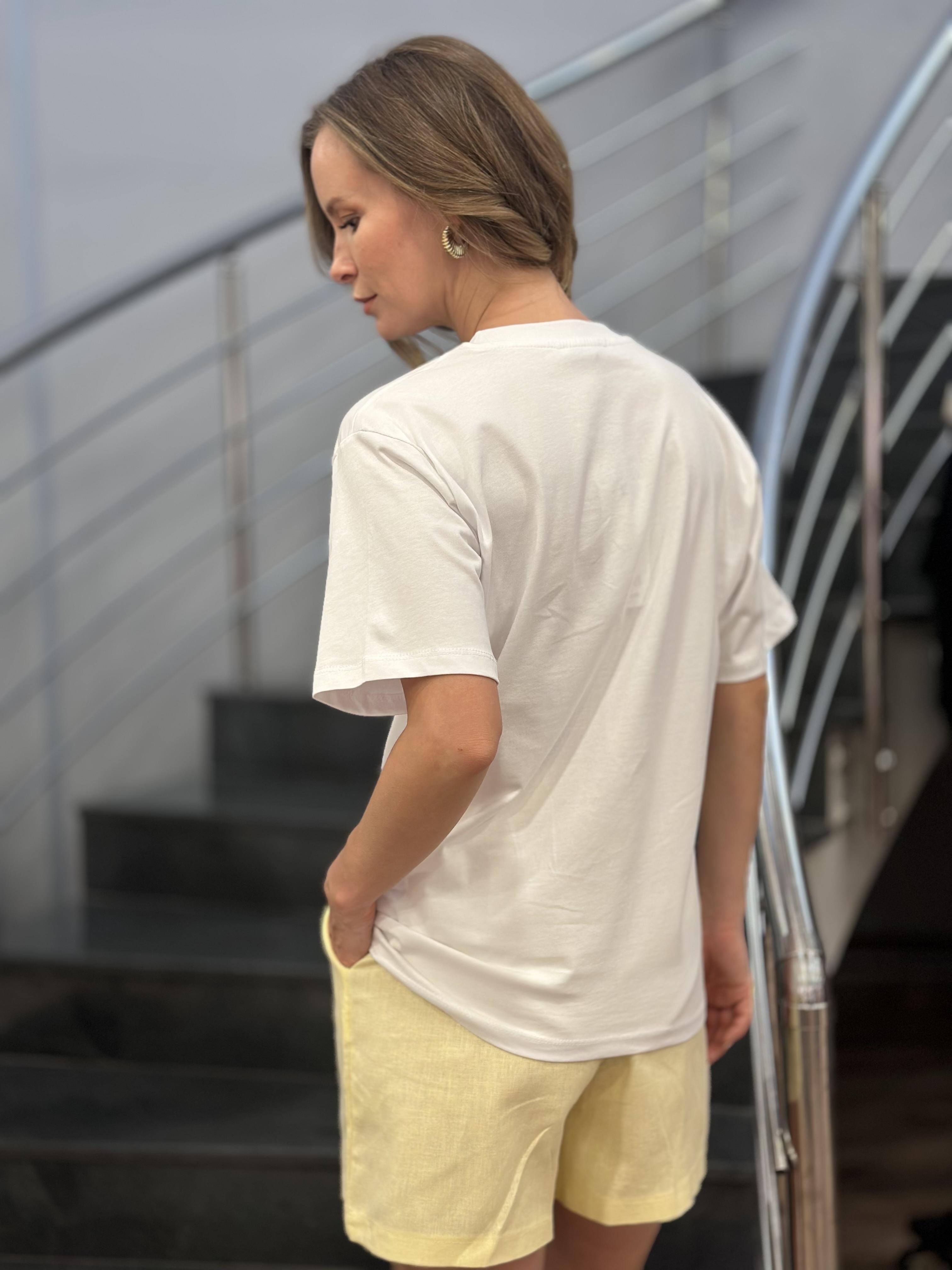 0246115 CAPRI YAZILI TSHIRT