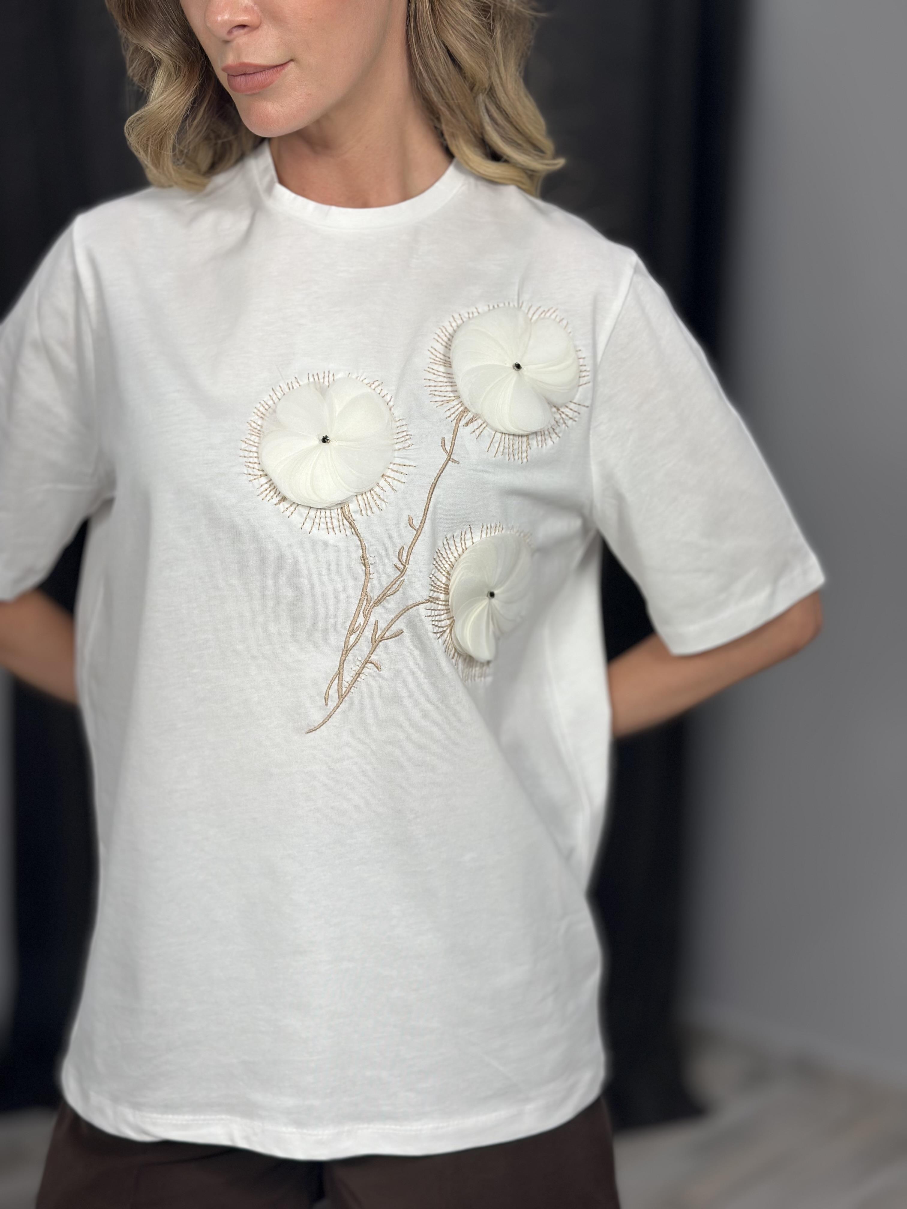 024687 PAPATYA ISLEMELI TSHIRT