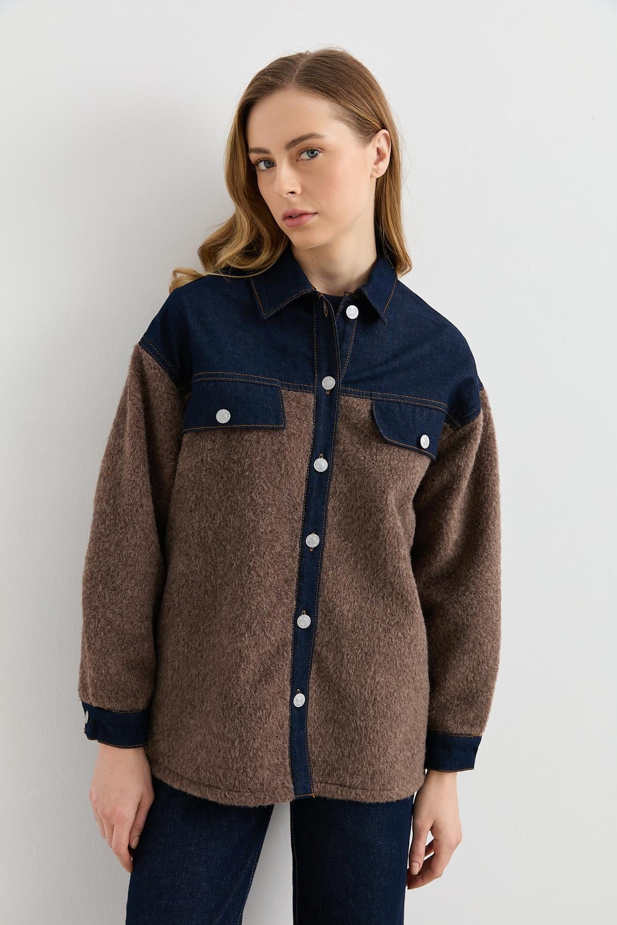 0269 DENIM GARNILI BUKLET CEKET