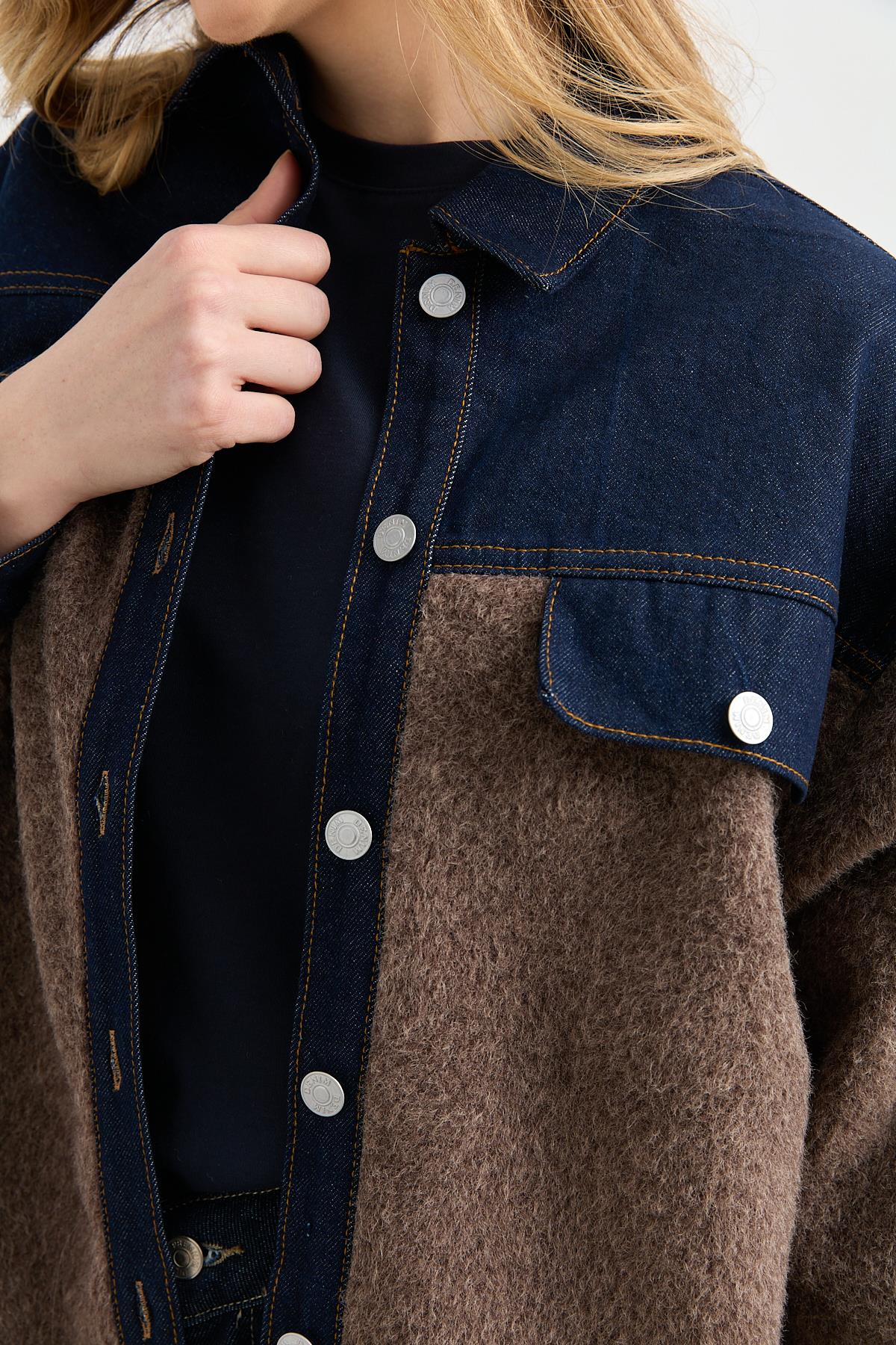 0269 DENIM GARNILI BUKLET CEKET