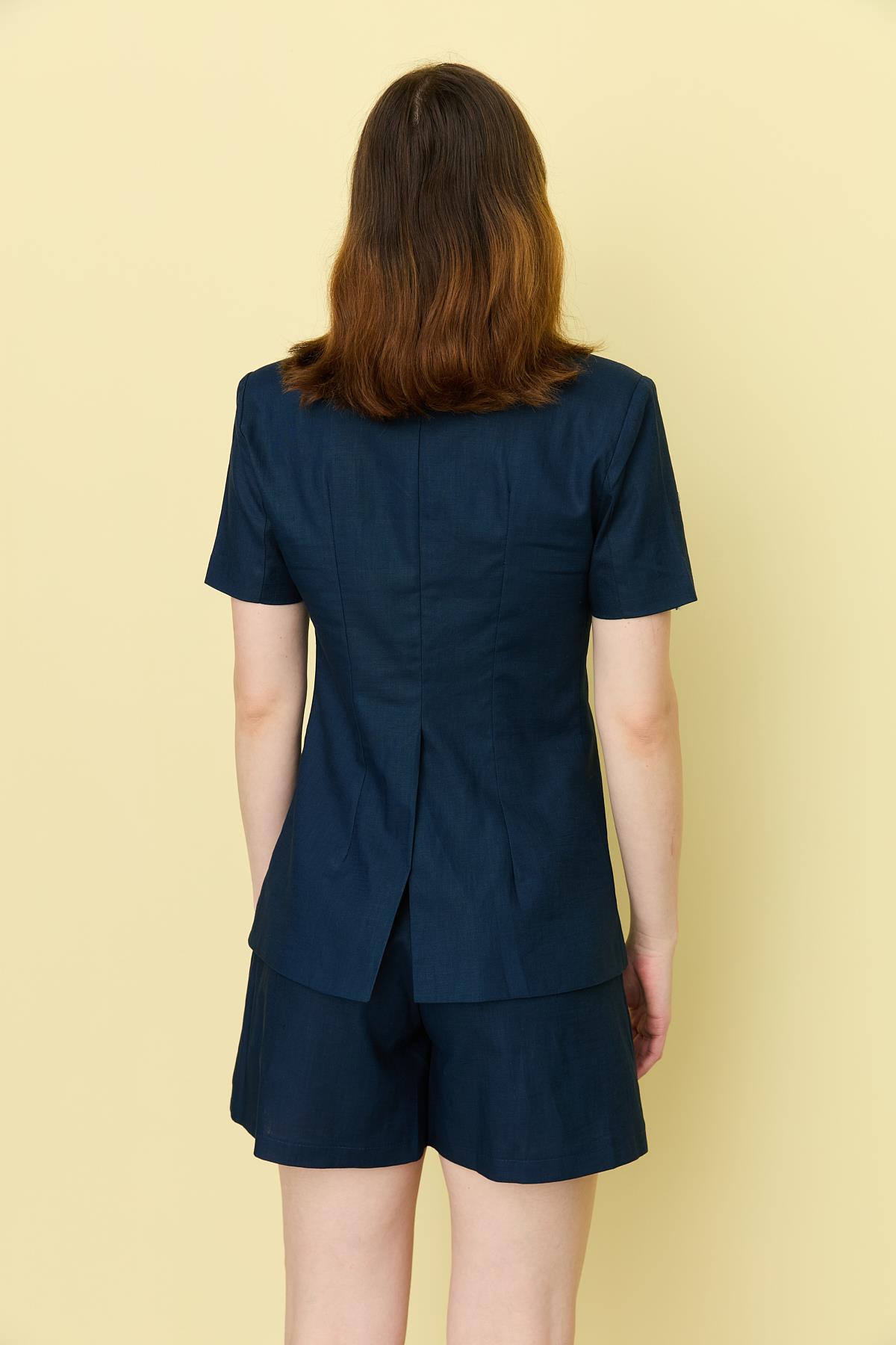 0459 KRUVAZE BLAZER CEKET SORT TAKIM