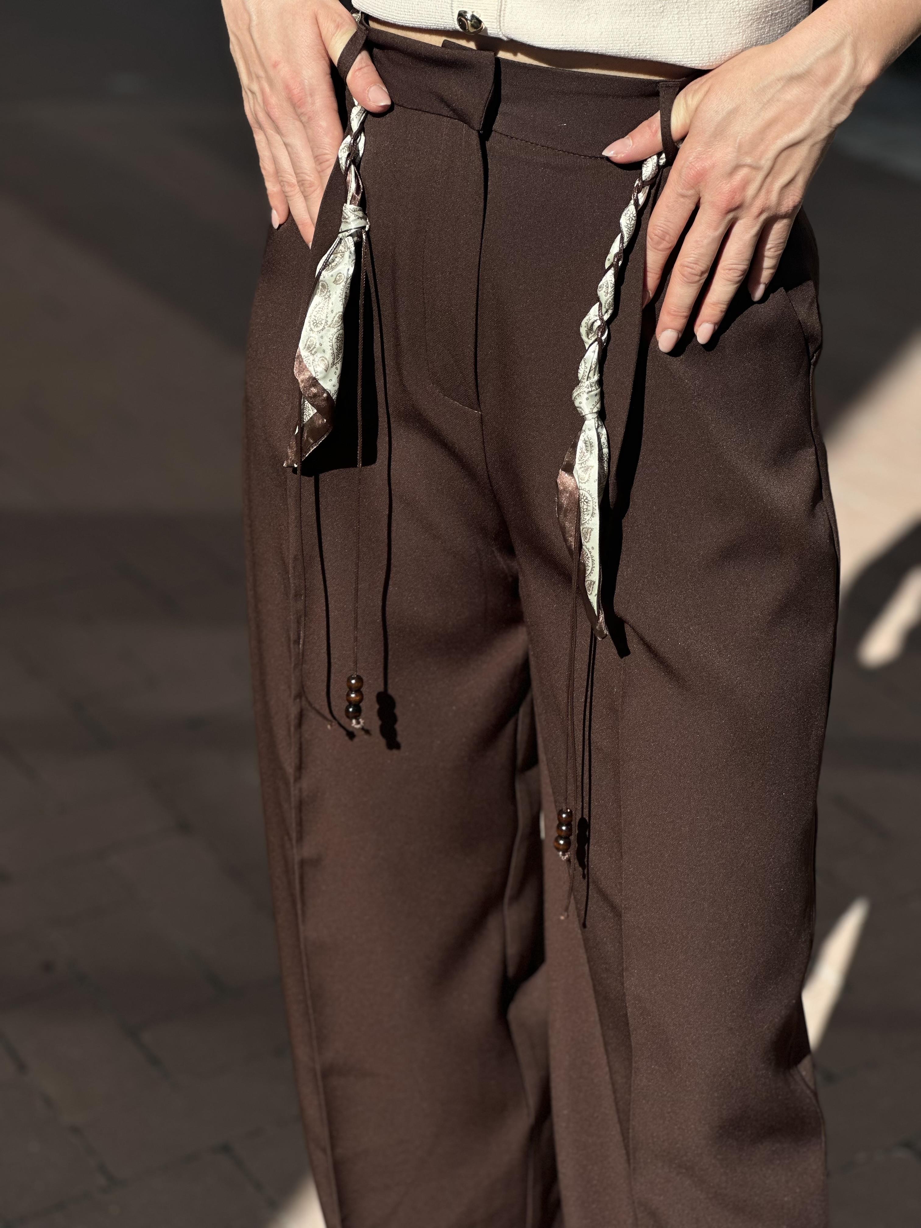 0522 FULAR KEMERLI PANTOLON