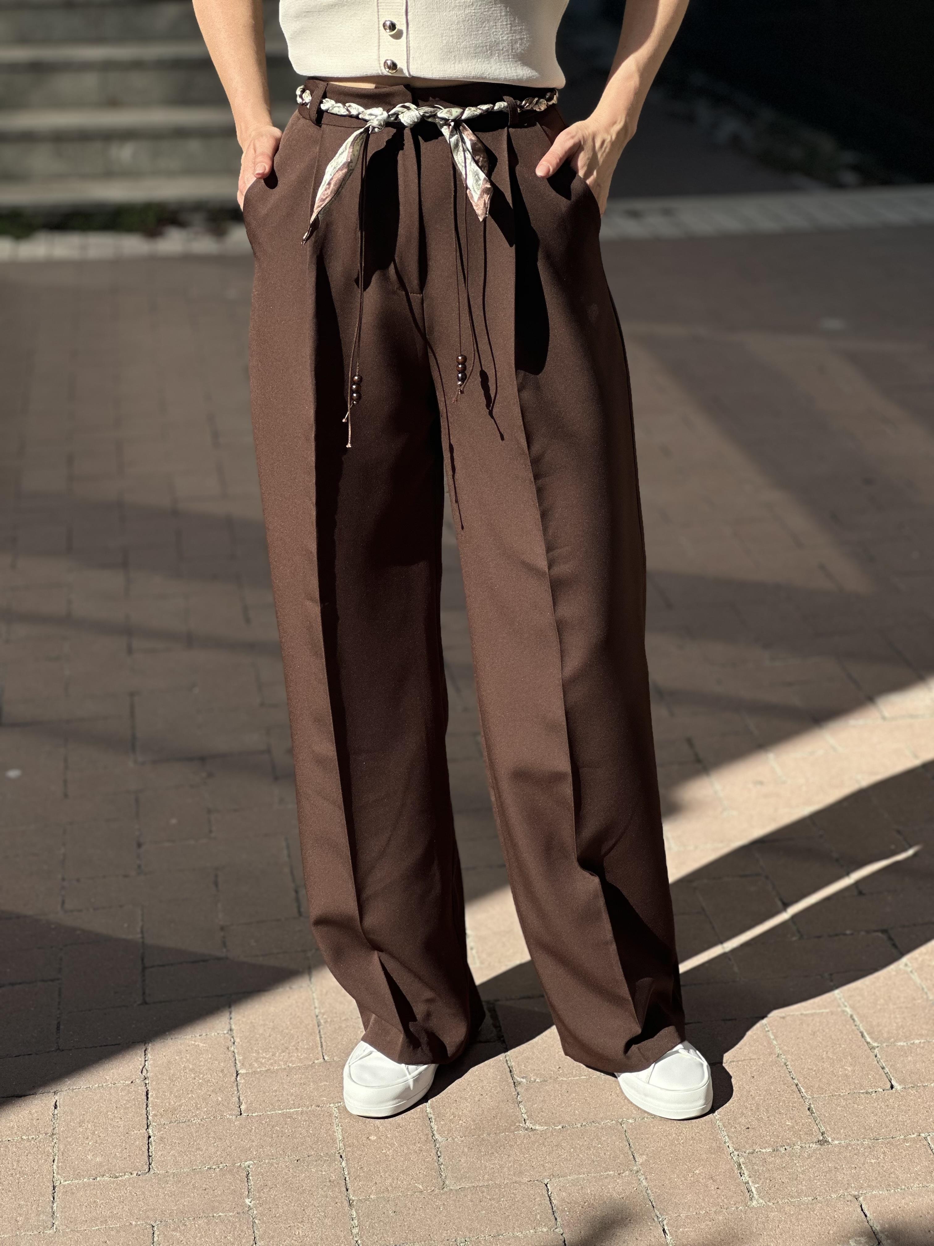 0522 FULAR KEMERLI PANTOLON