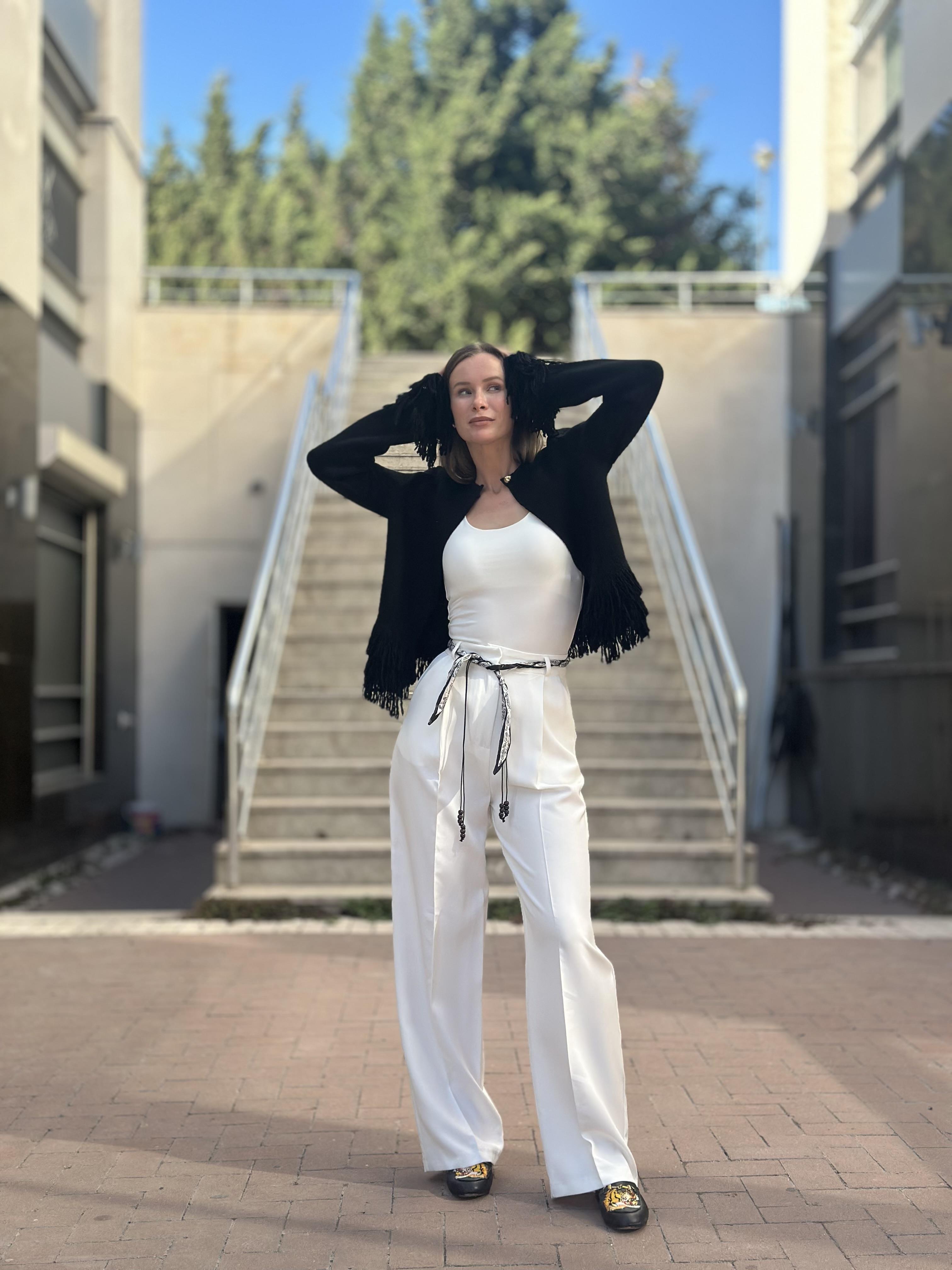 0522 FULAR KEMERLI PANTOLON