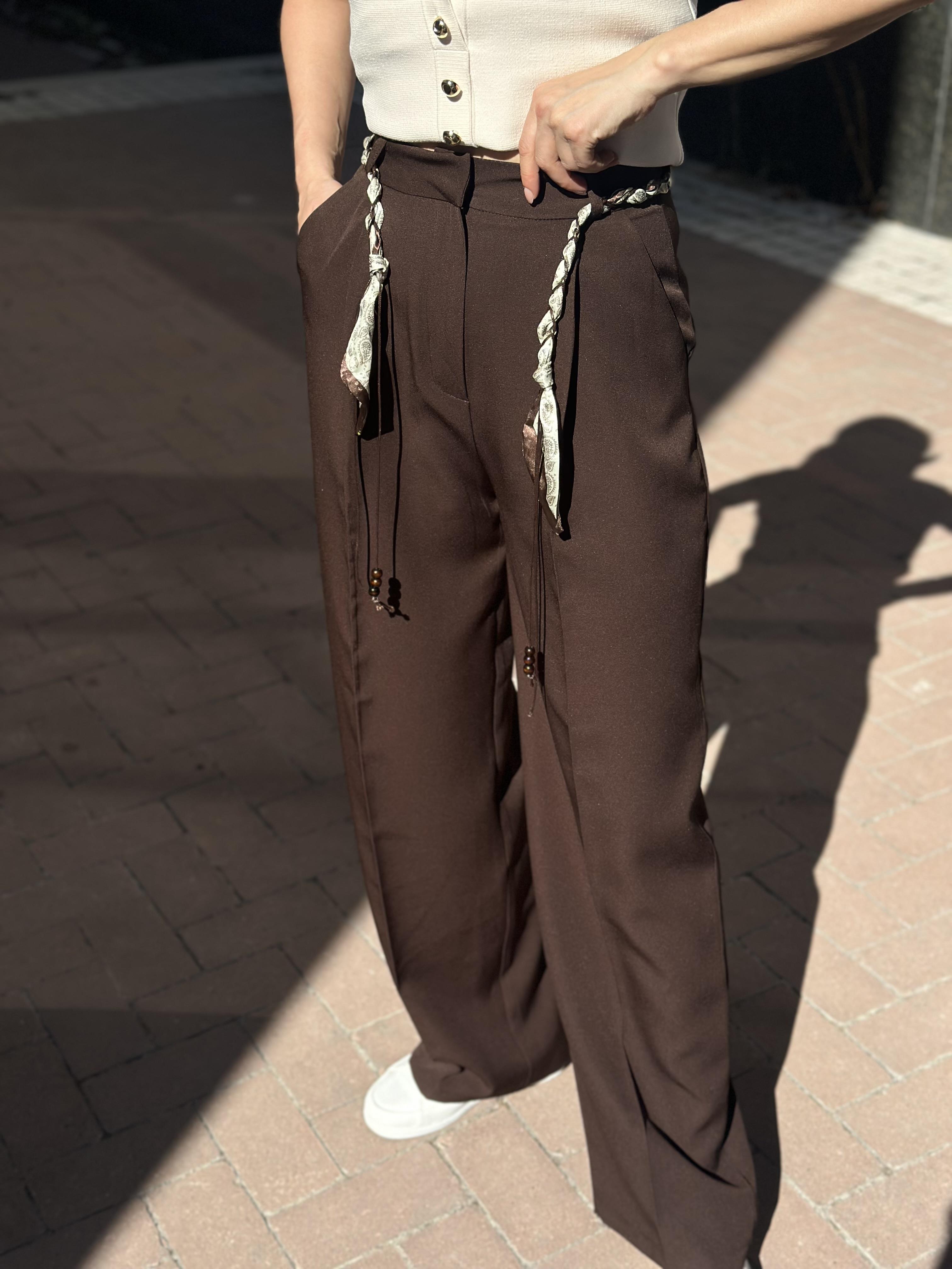 0522 FULAR KEMERLI PANTOLON