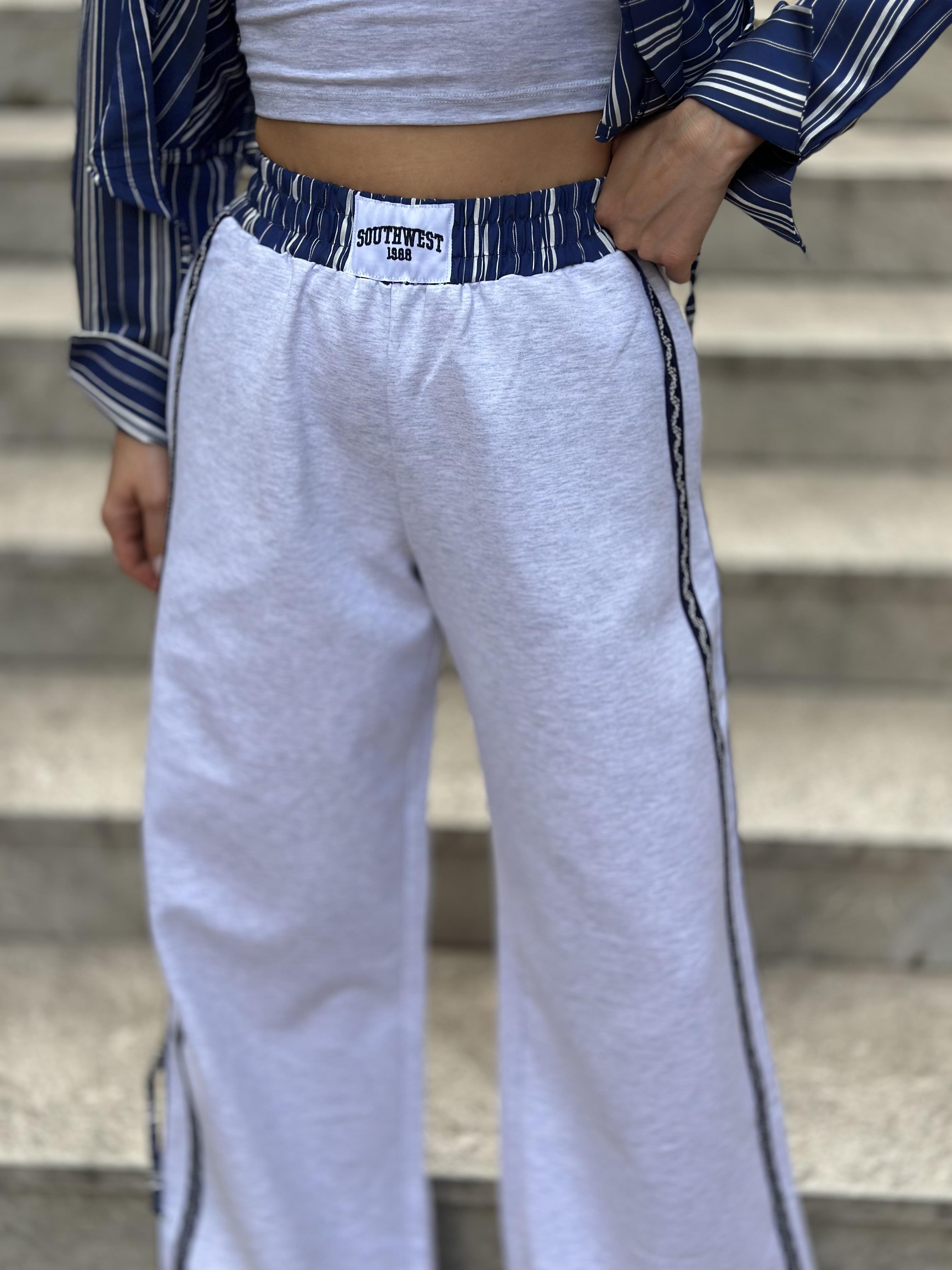 0811 BELI SOUTHWEST YAZILI PANTOLON
