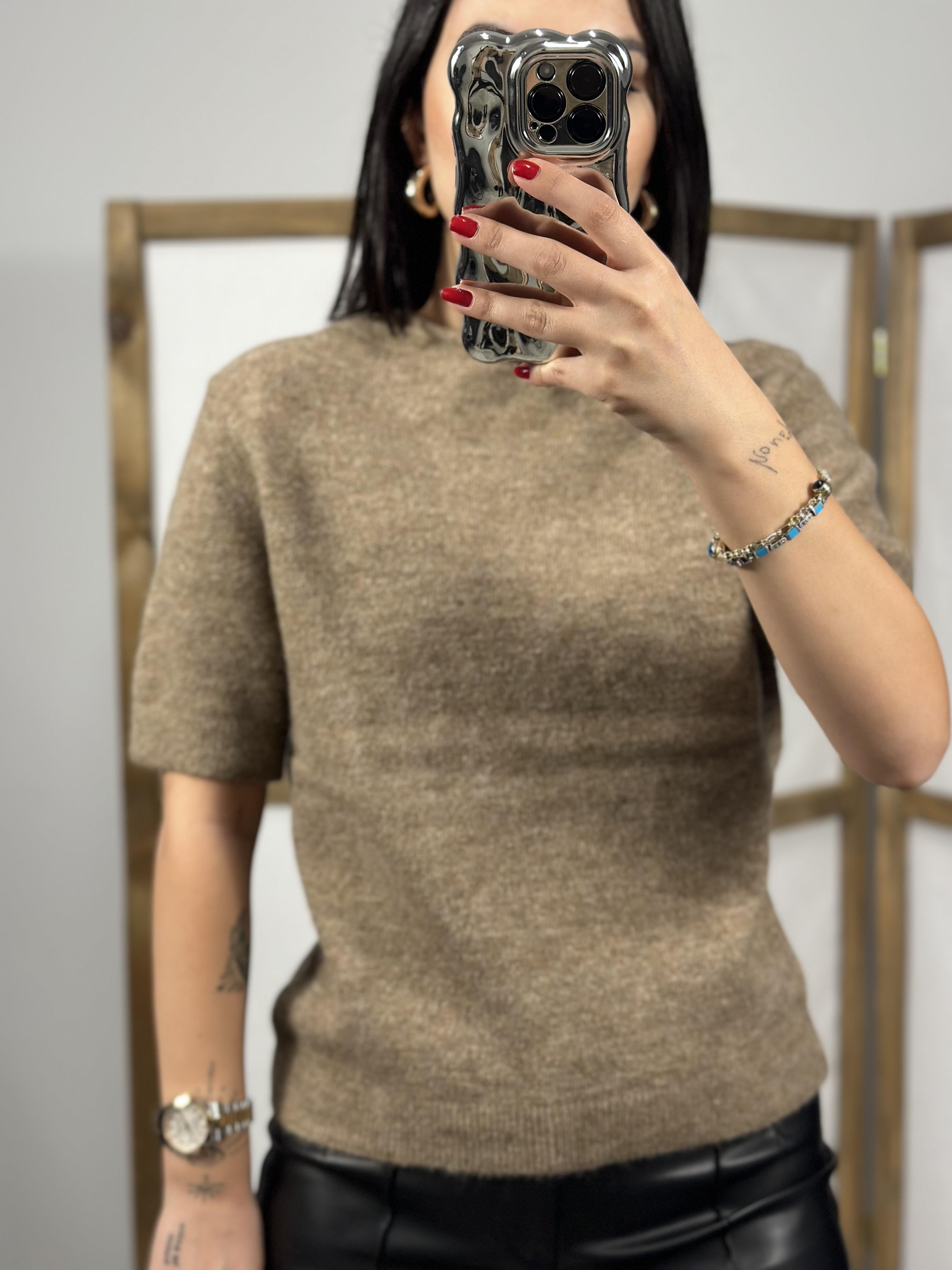 10675 DIK YAKA TRIKO KAZAK