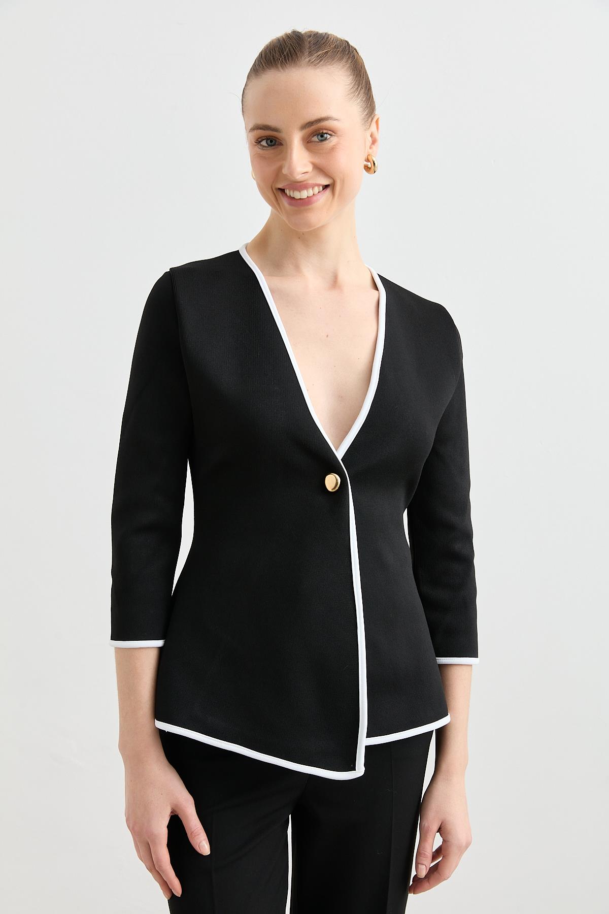 1212 CELIK ORME BLAZER CEKET
