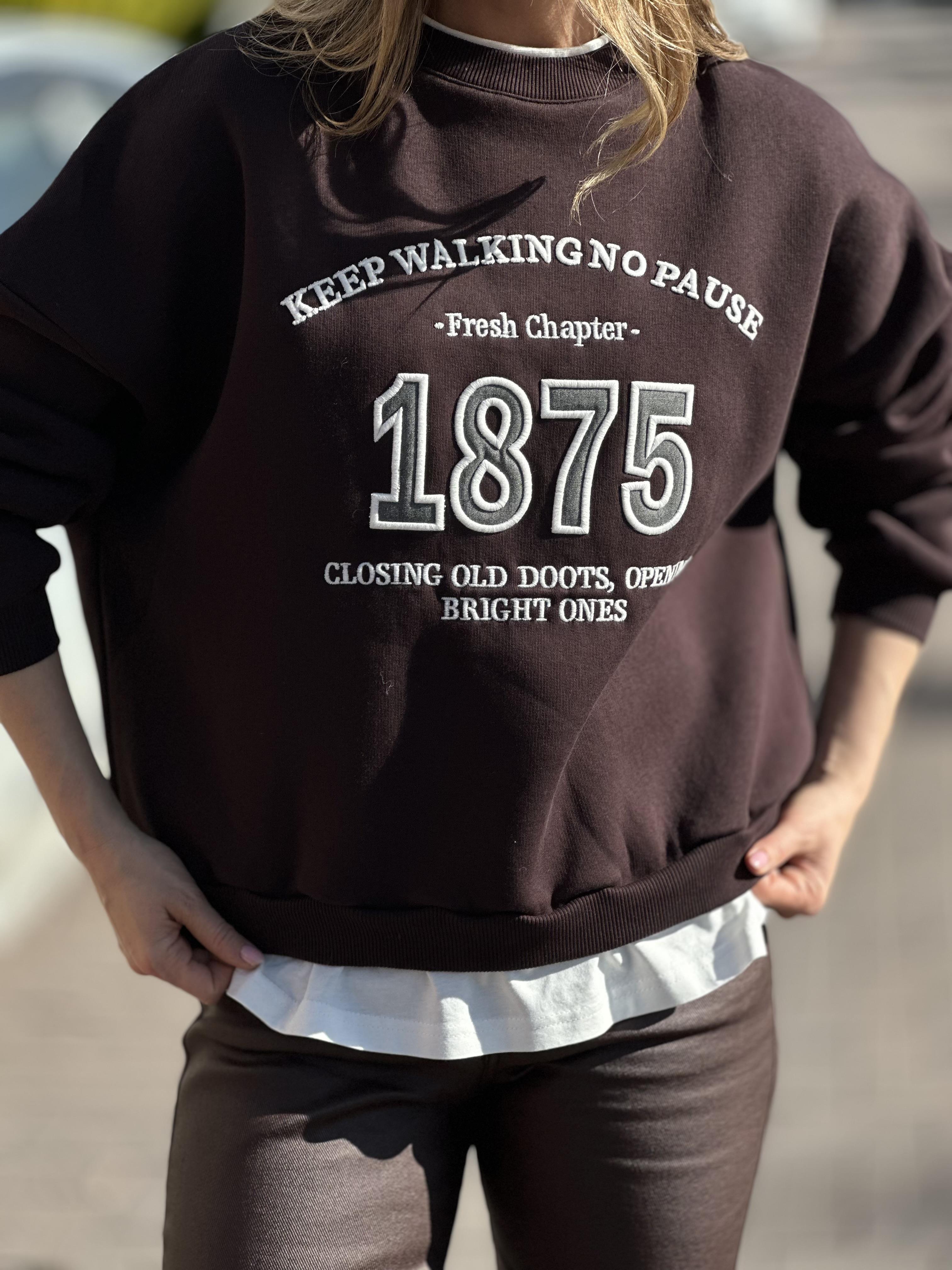 1241 1875 YAZILI SWEAT