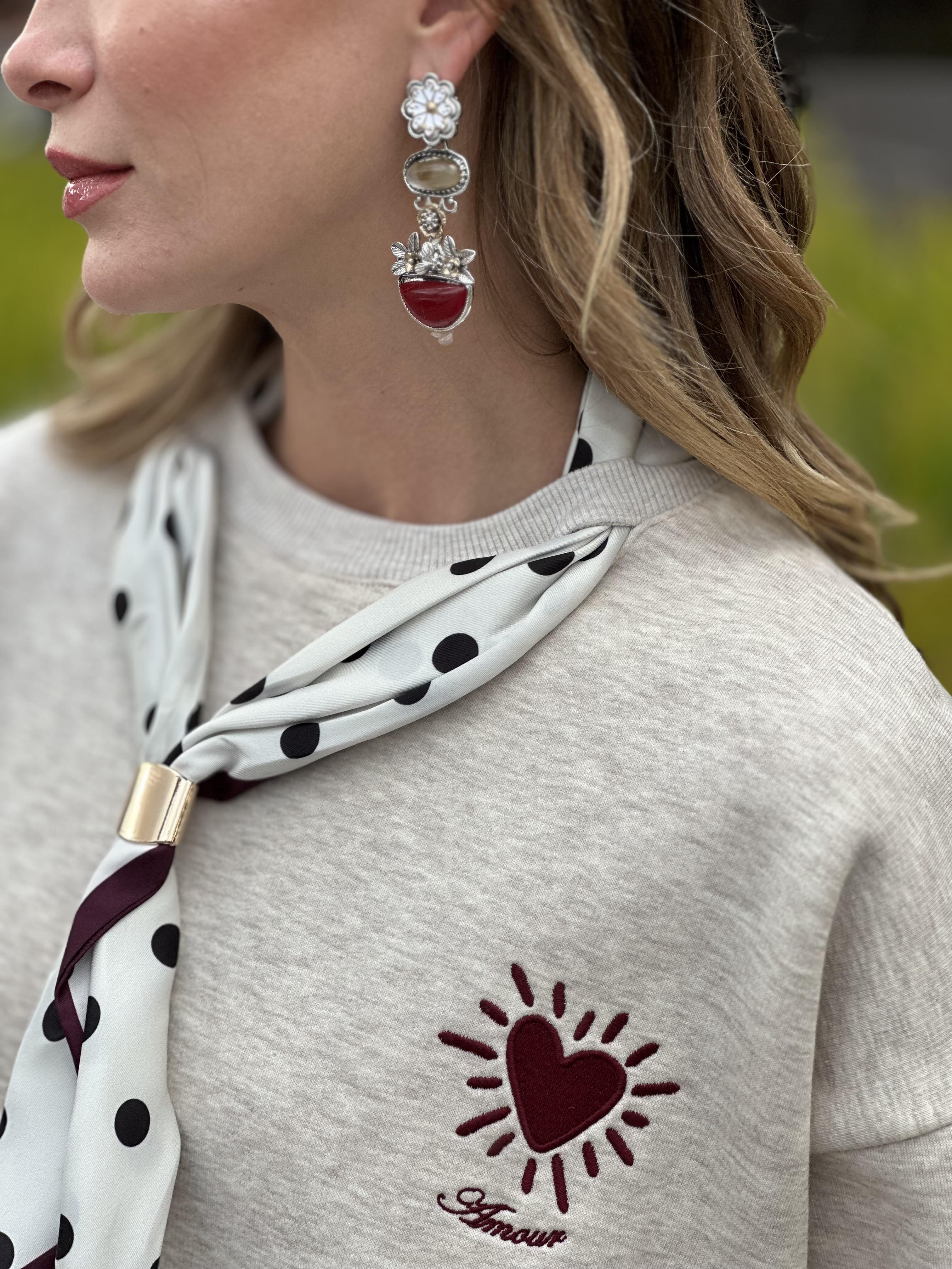 1343 FLARLI AMOUR NAKISLI SWEAT