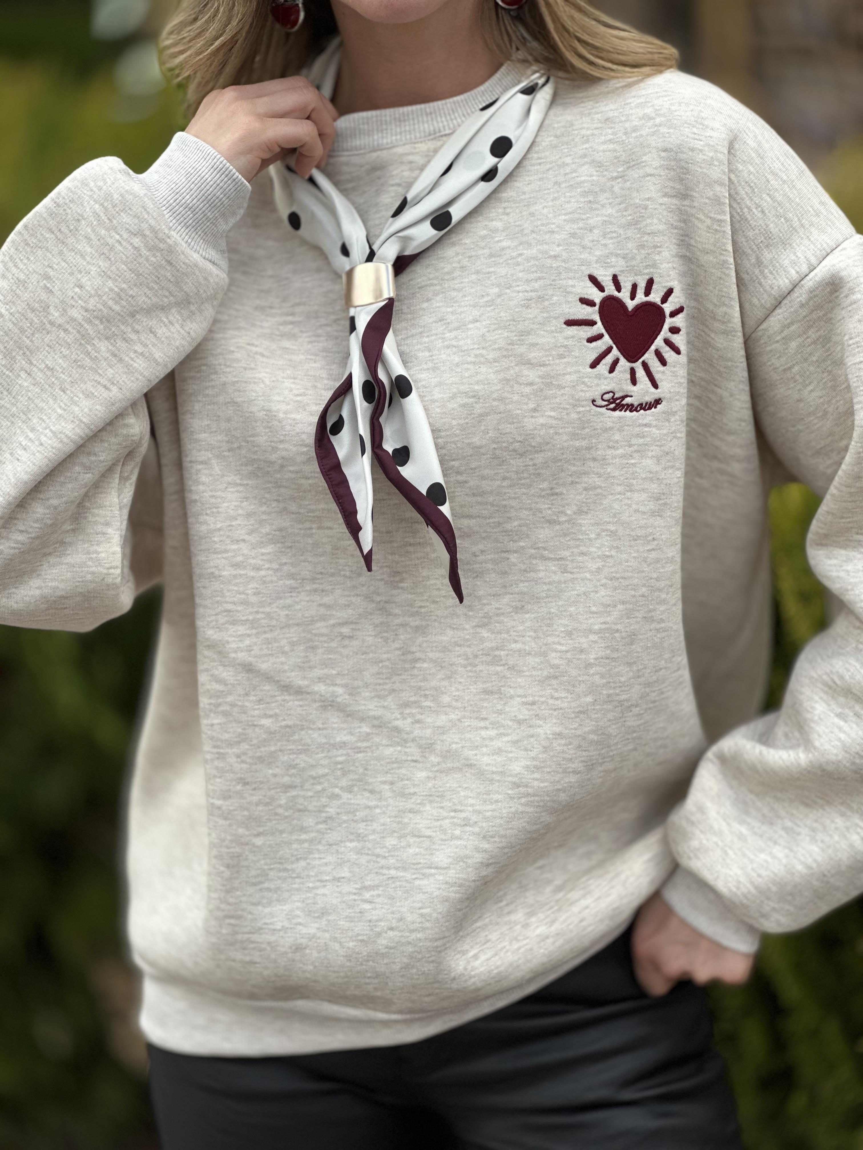 1343 FLARLI AMOUR NAKISLI SWEAT