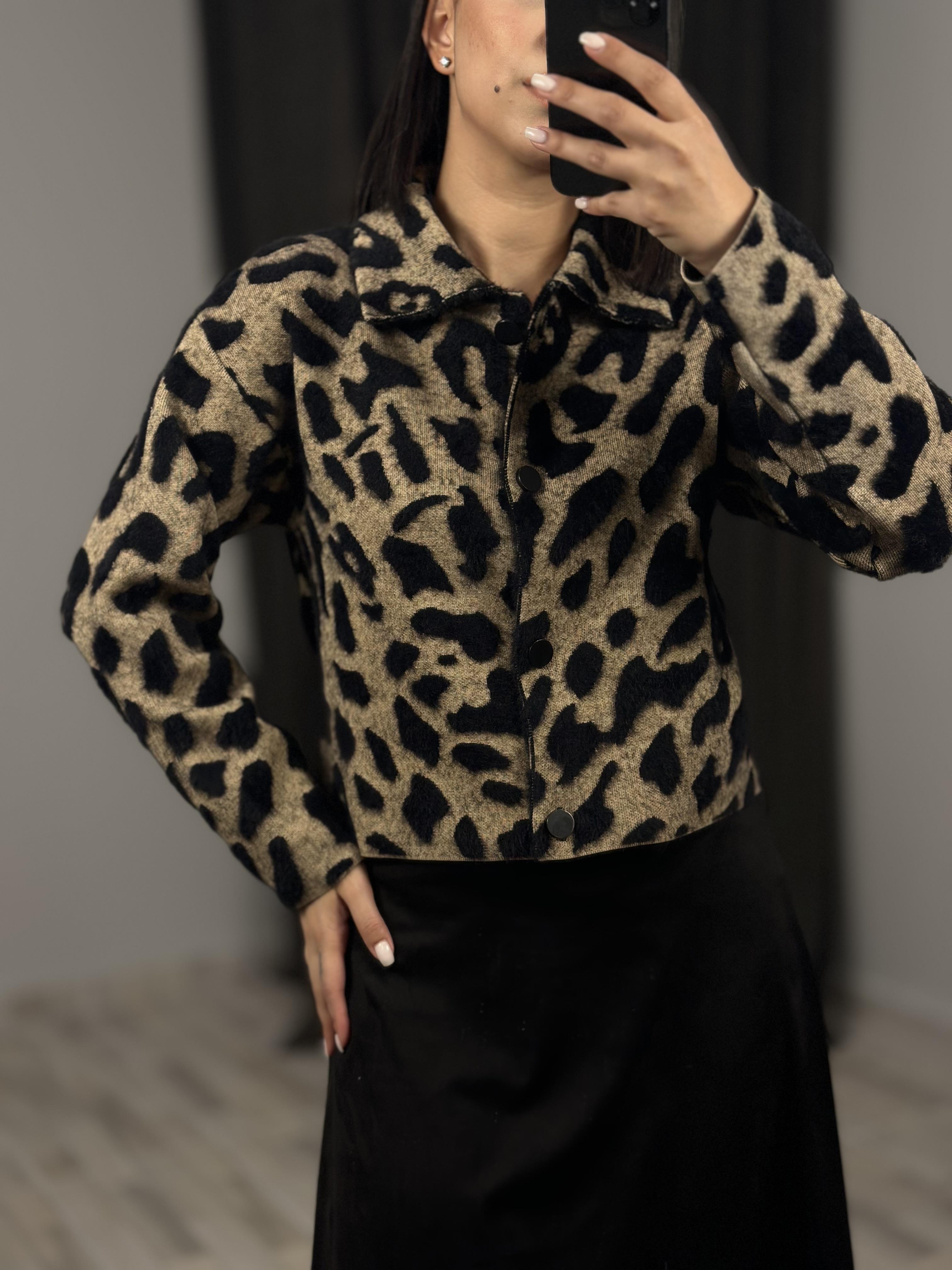 155 LEOPAR DESEN CEKET