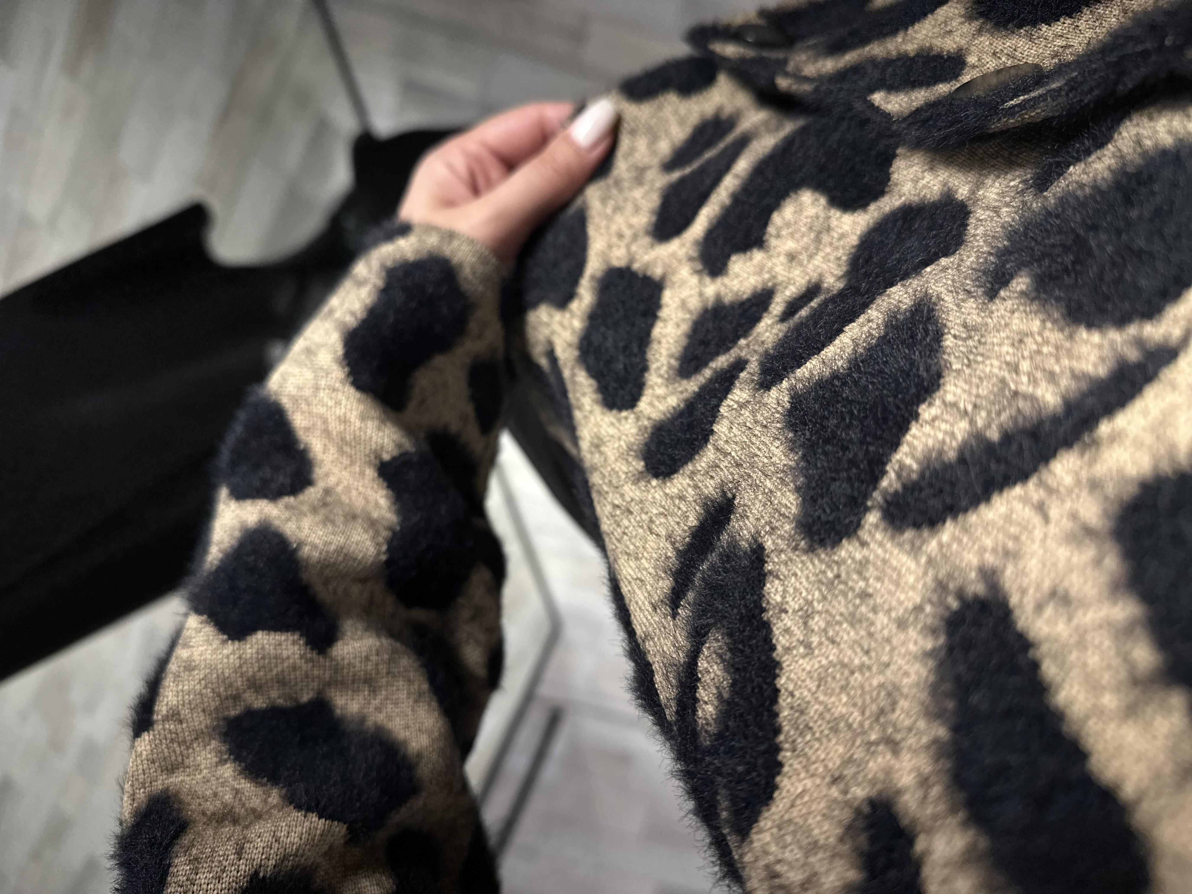 155 LEOPAR DESEN CEKET