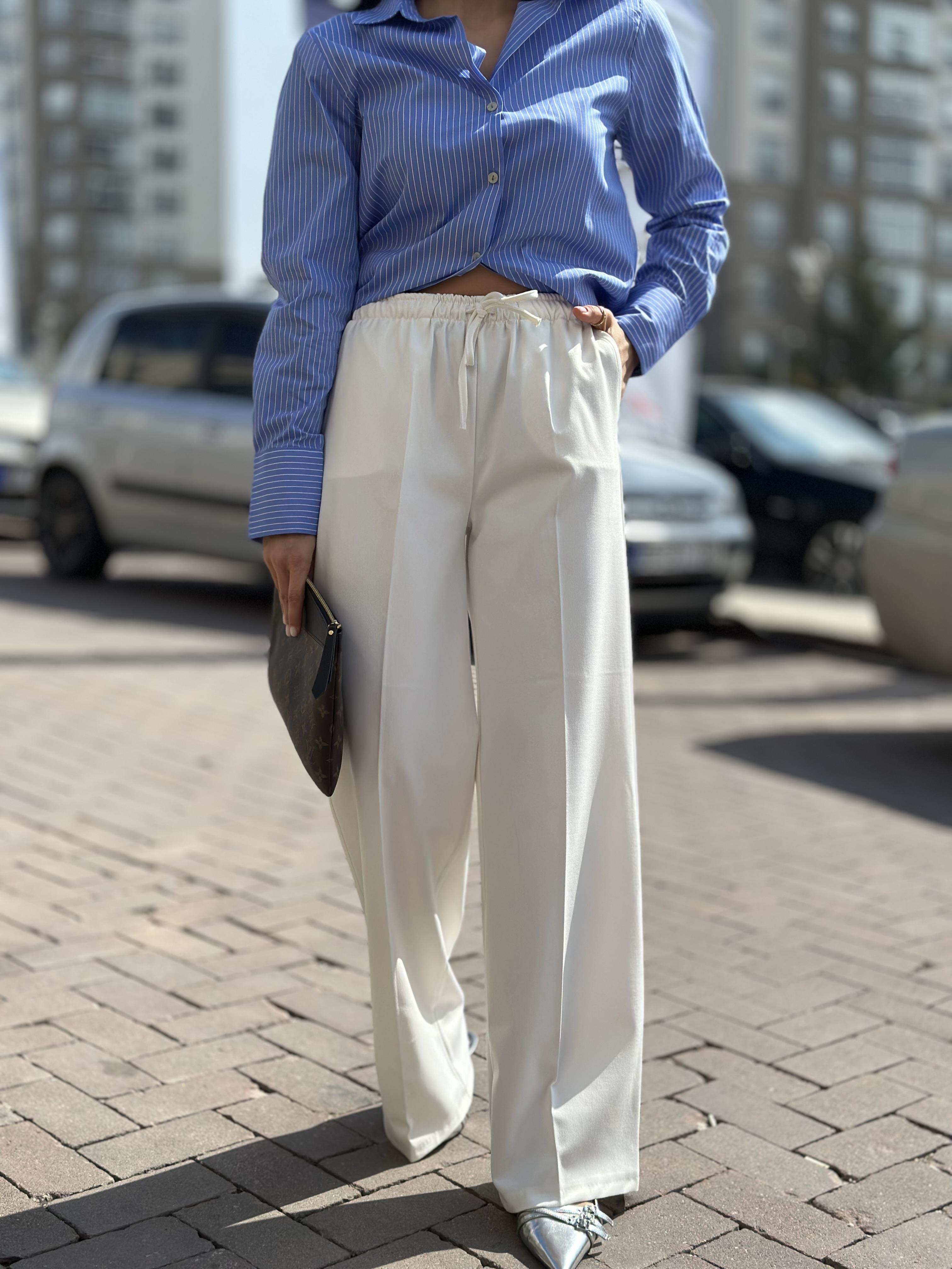 16054 BEL LASTIKLI PANTOLON