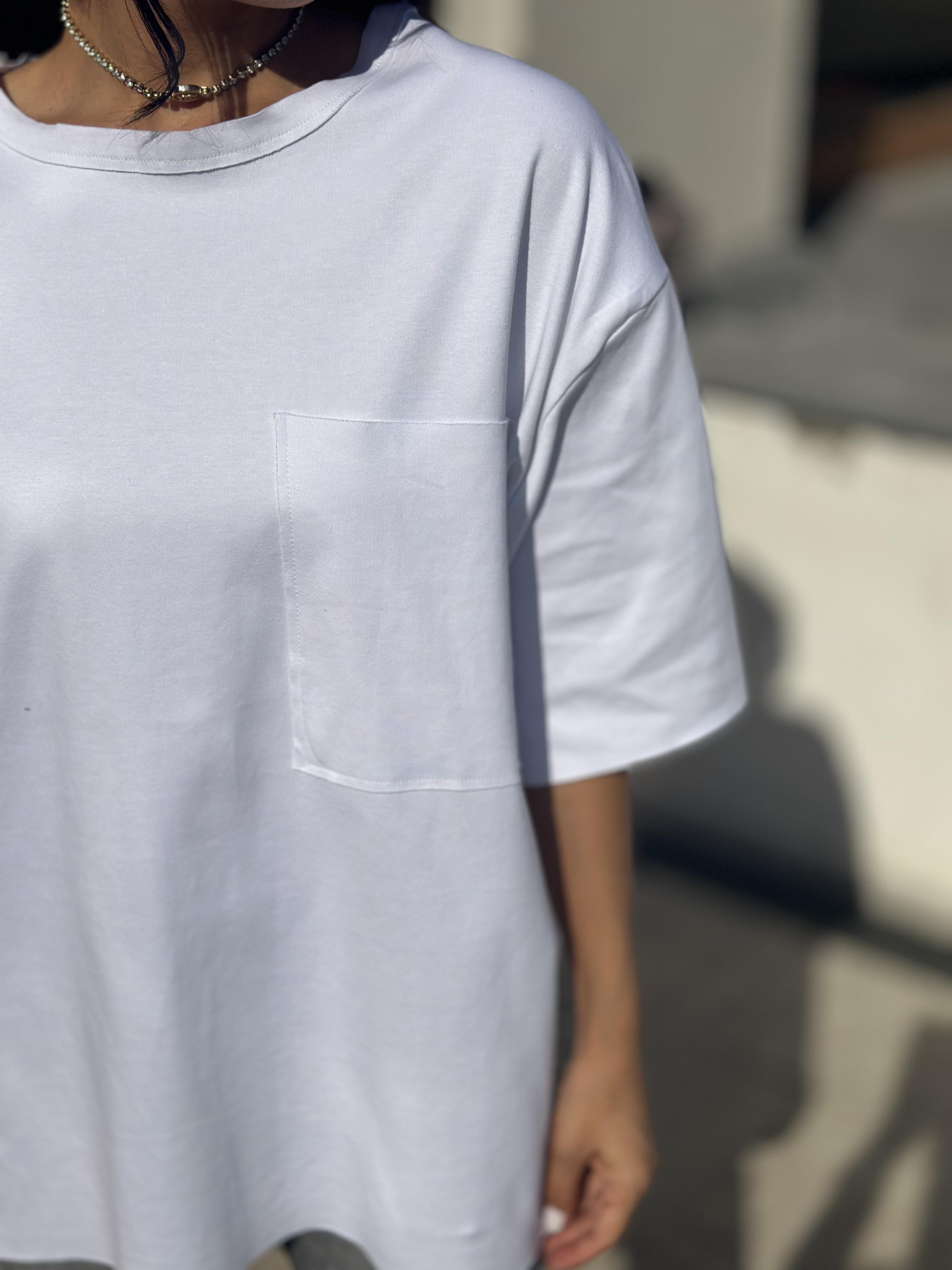16073 ARKASI FERMUARLI TSHIRT