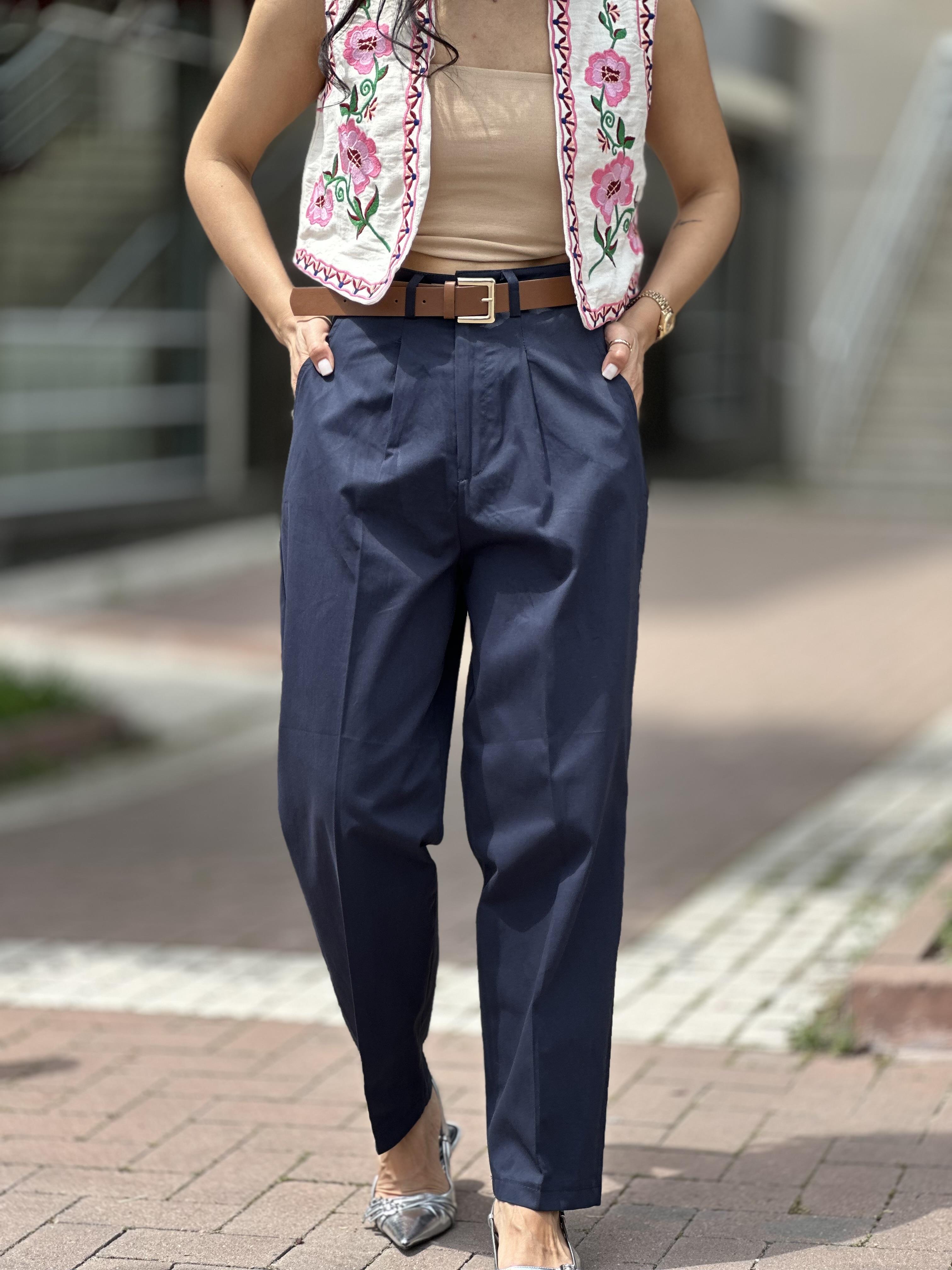 16182 KEMERLI PANTOLON