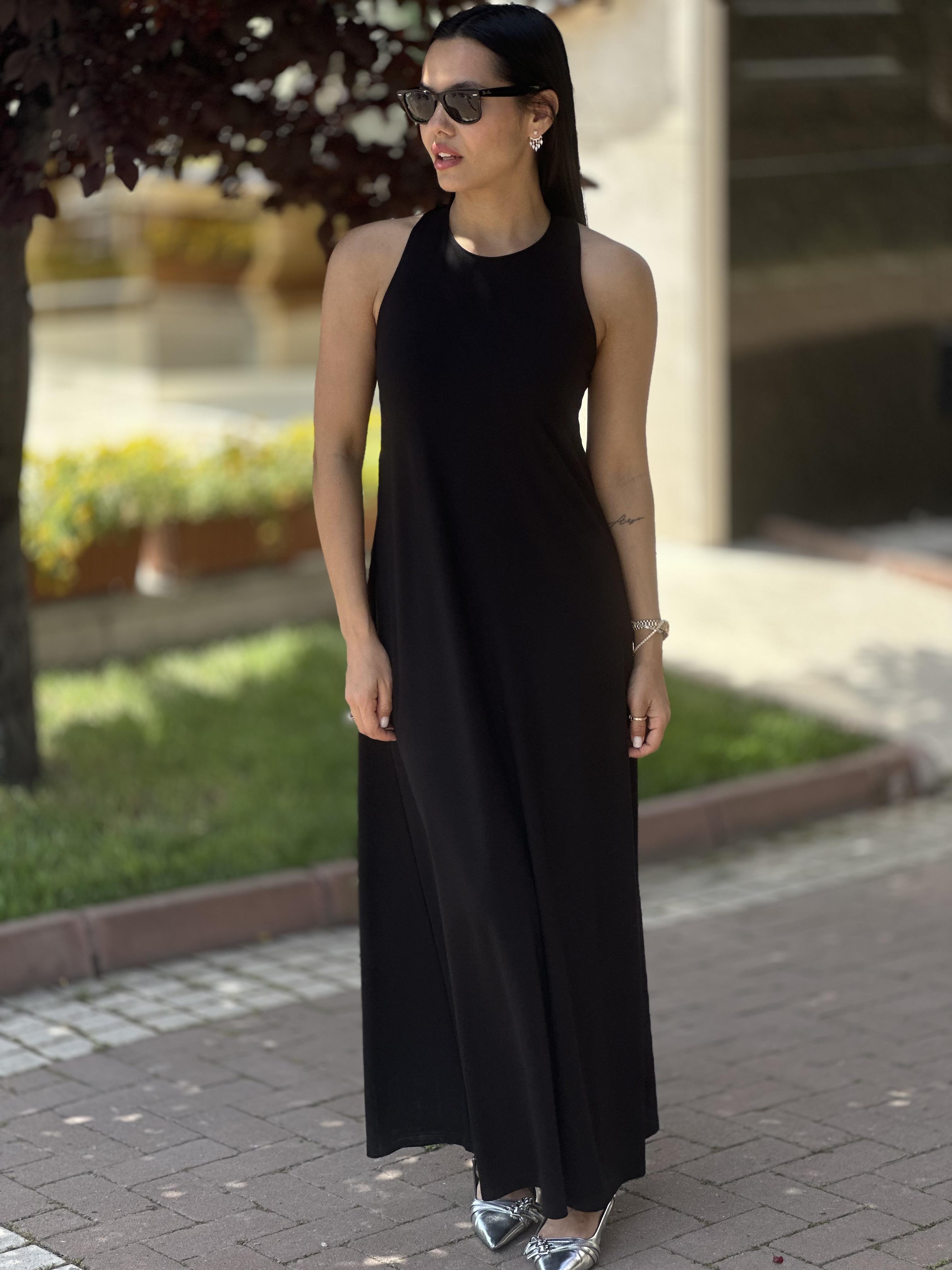 16321 ARKA TOKALI ORME ELBISE