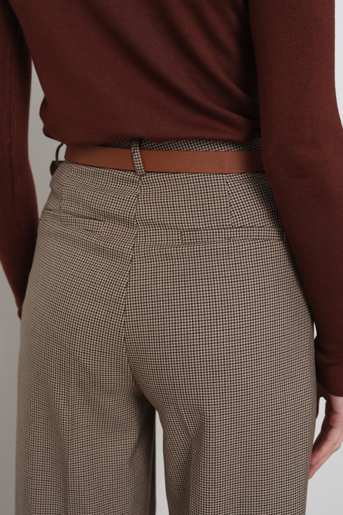 16394 KEMERLI KUMAS PANTOLON