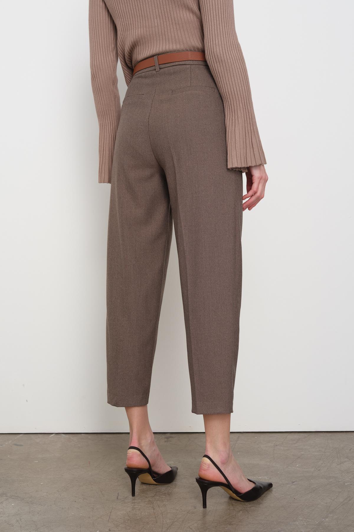 16394 KEMERLI KUMAS PANTOLON