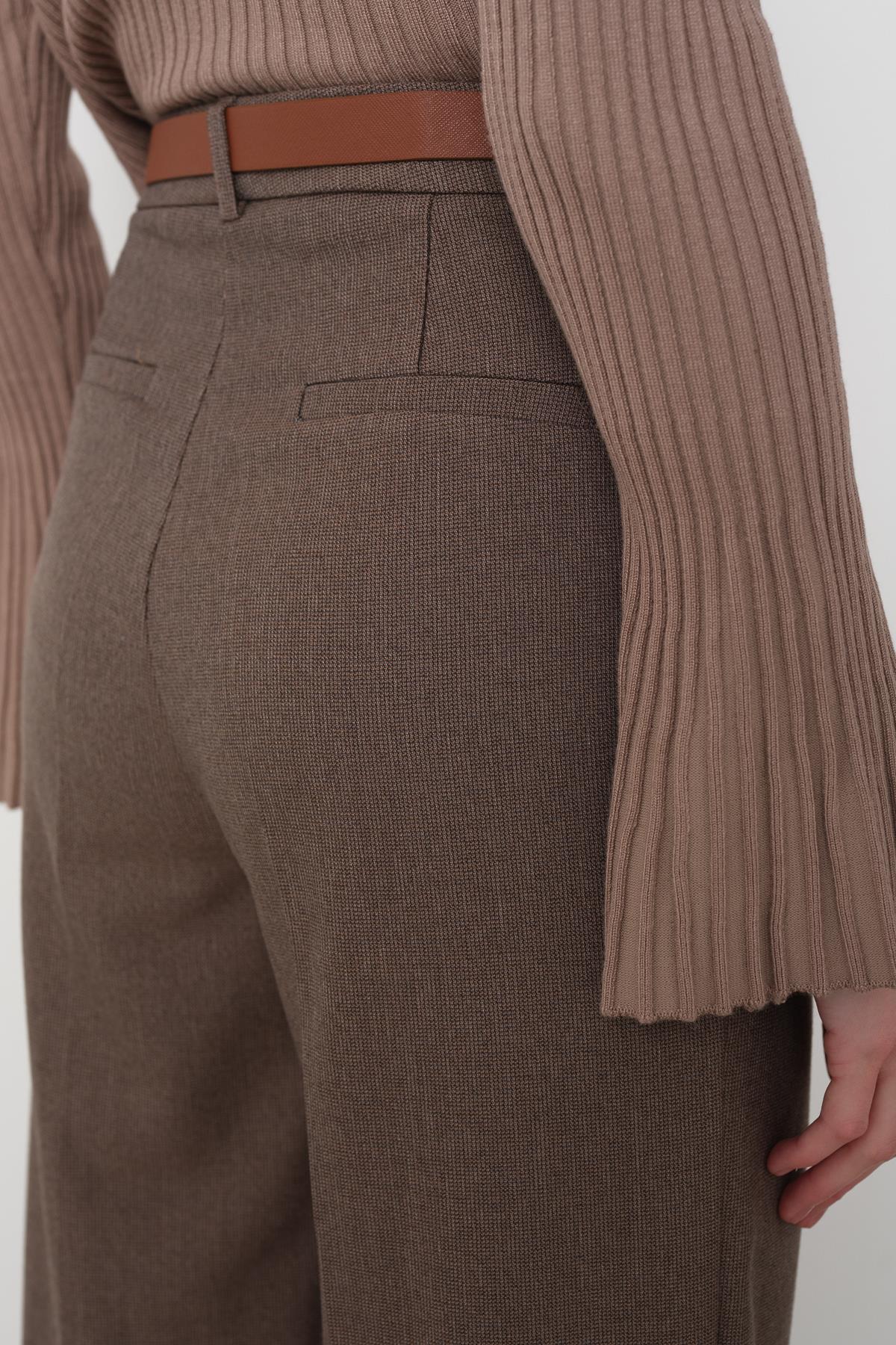 16394 KEMERLI KUMAS PANTOLON