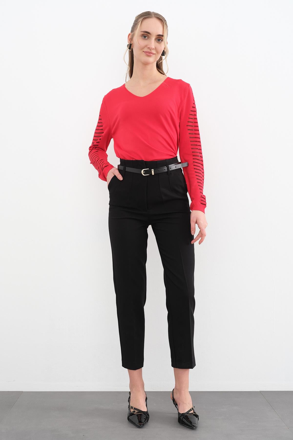 16546 KEMERLI PANTOLON