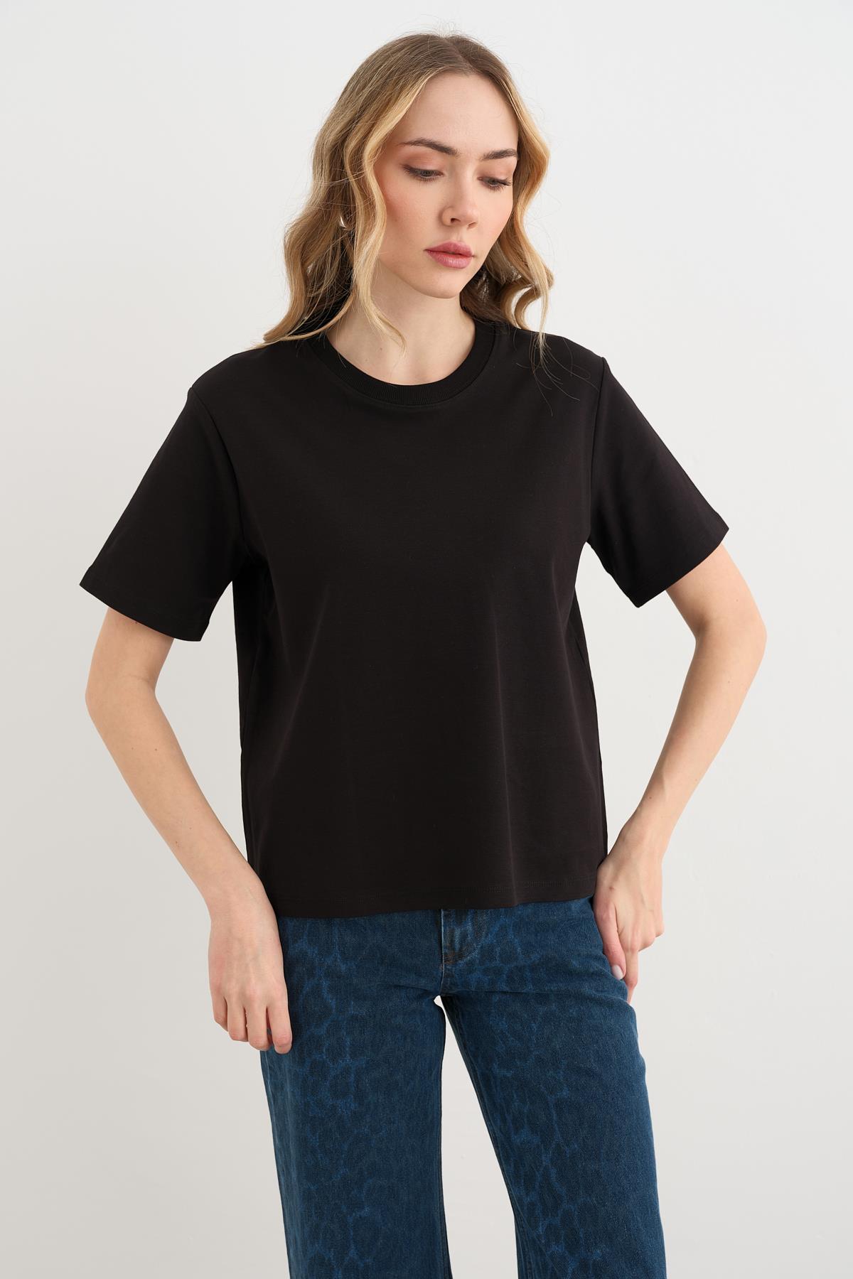 16616 BISIKLET YAKA TSHIRT