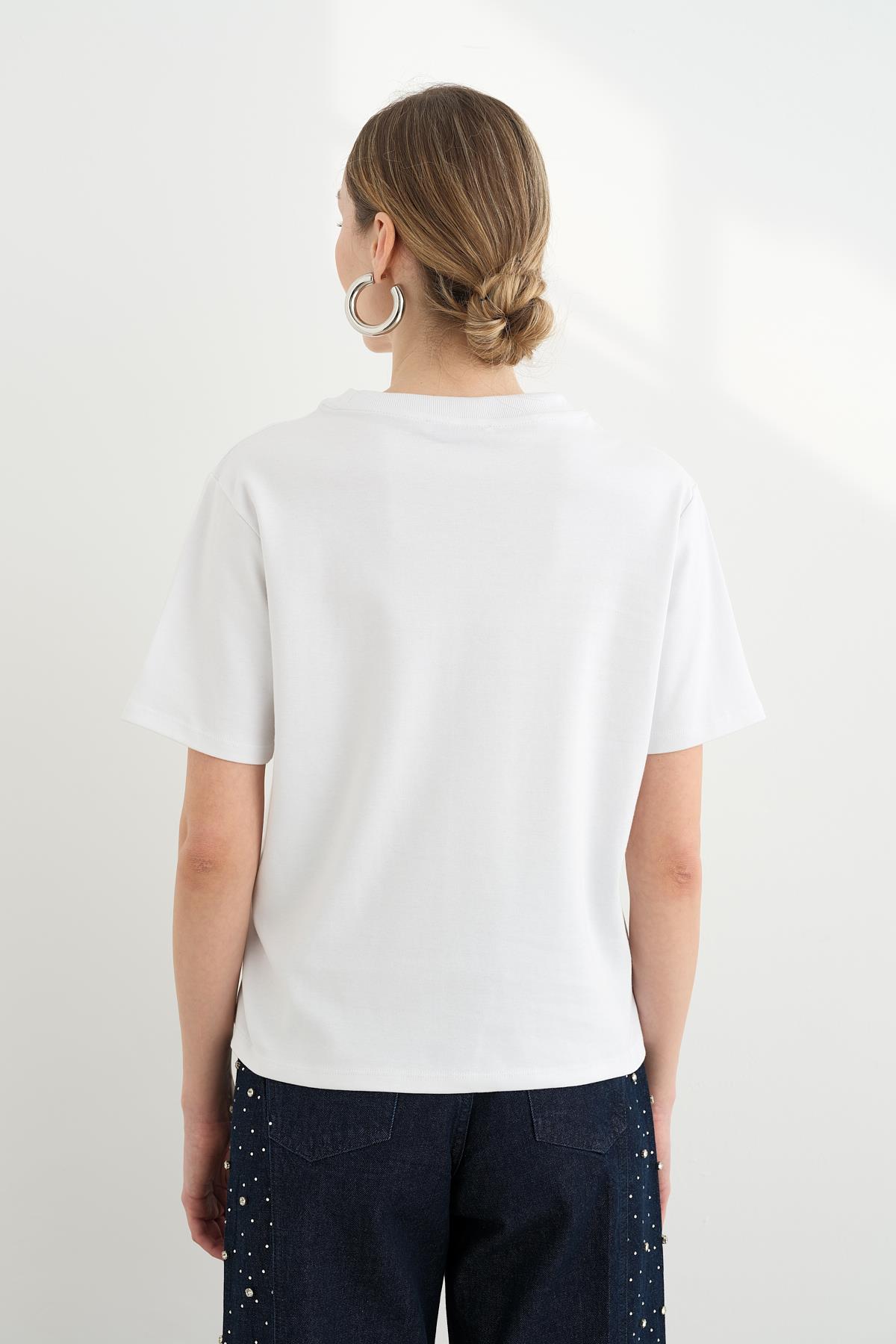 16616 BISIKLET YAKA TSHIRT