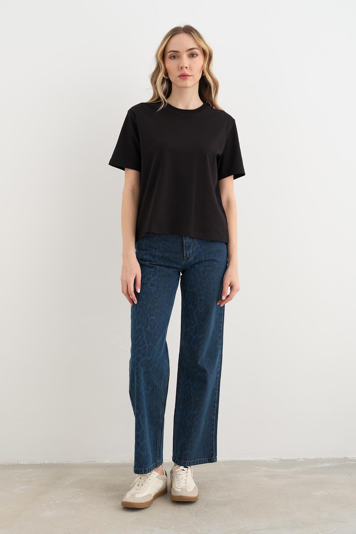 16616 BISIKLET YAKA TSHIRT