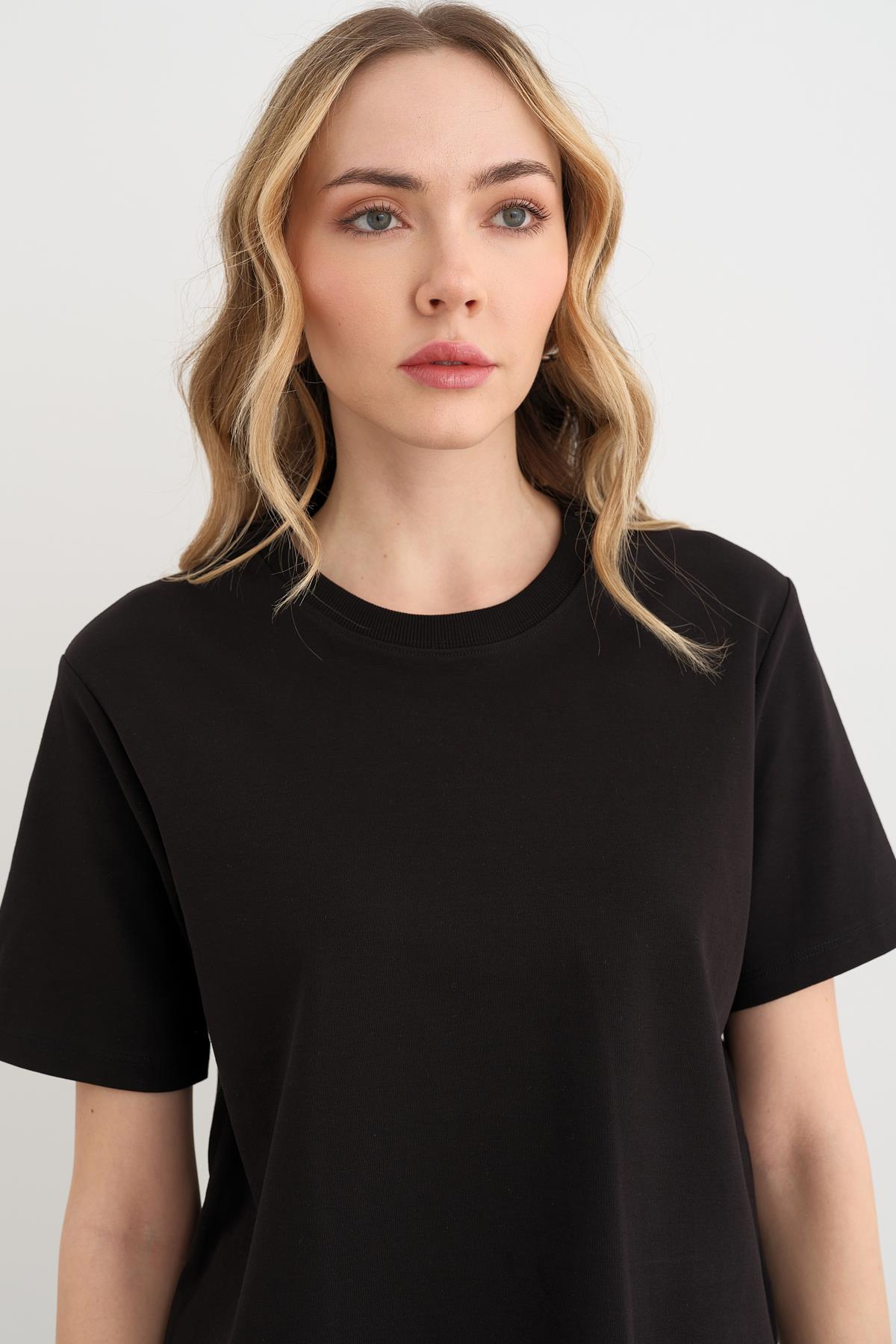 16616 BISIKLET YAKA TSHIRT