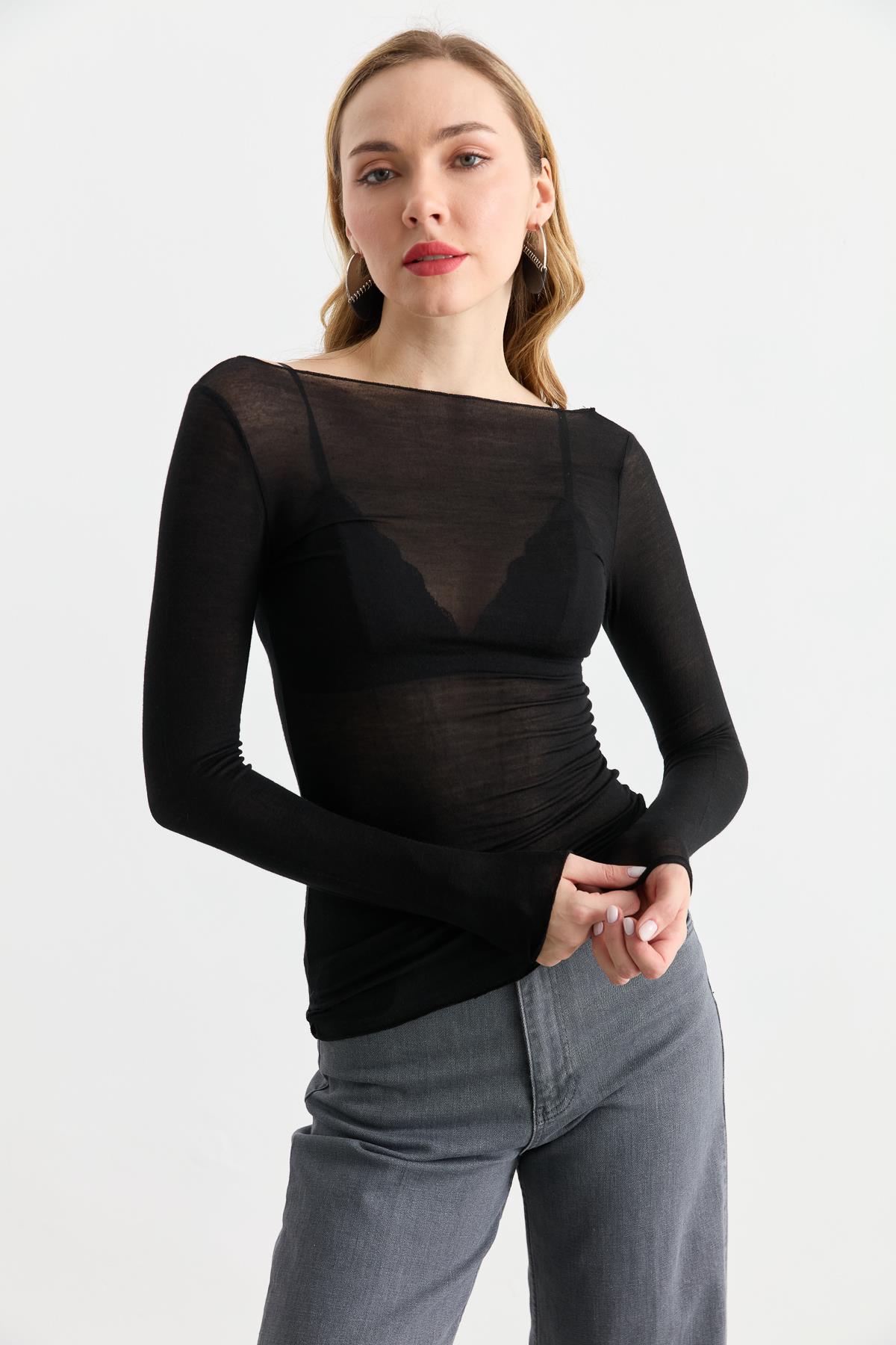 16641 ACIK YAKA TSHIRT