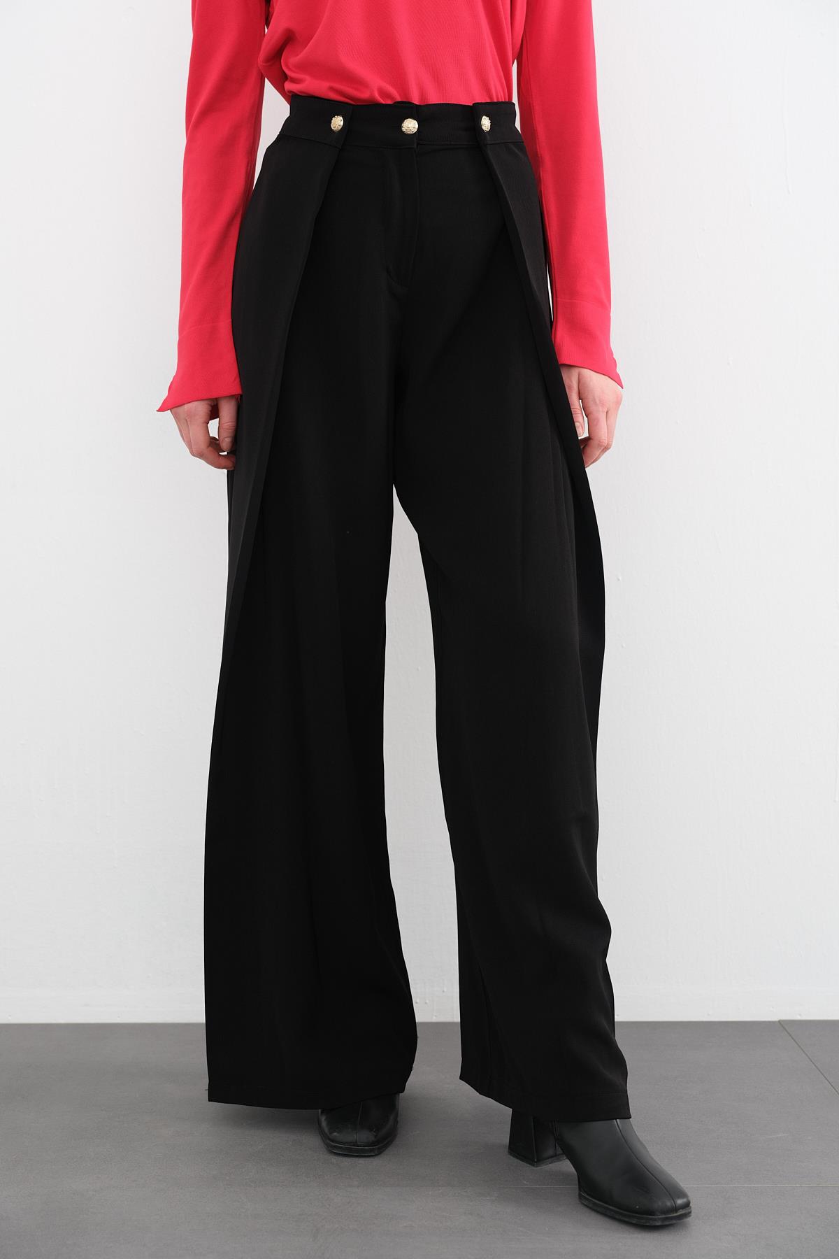1702 GOLD DUGME PANTOLON