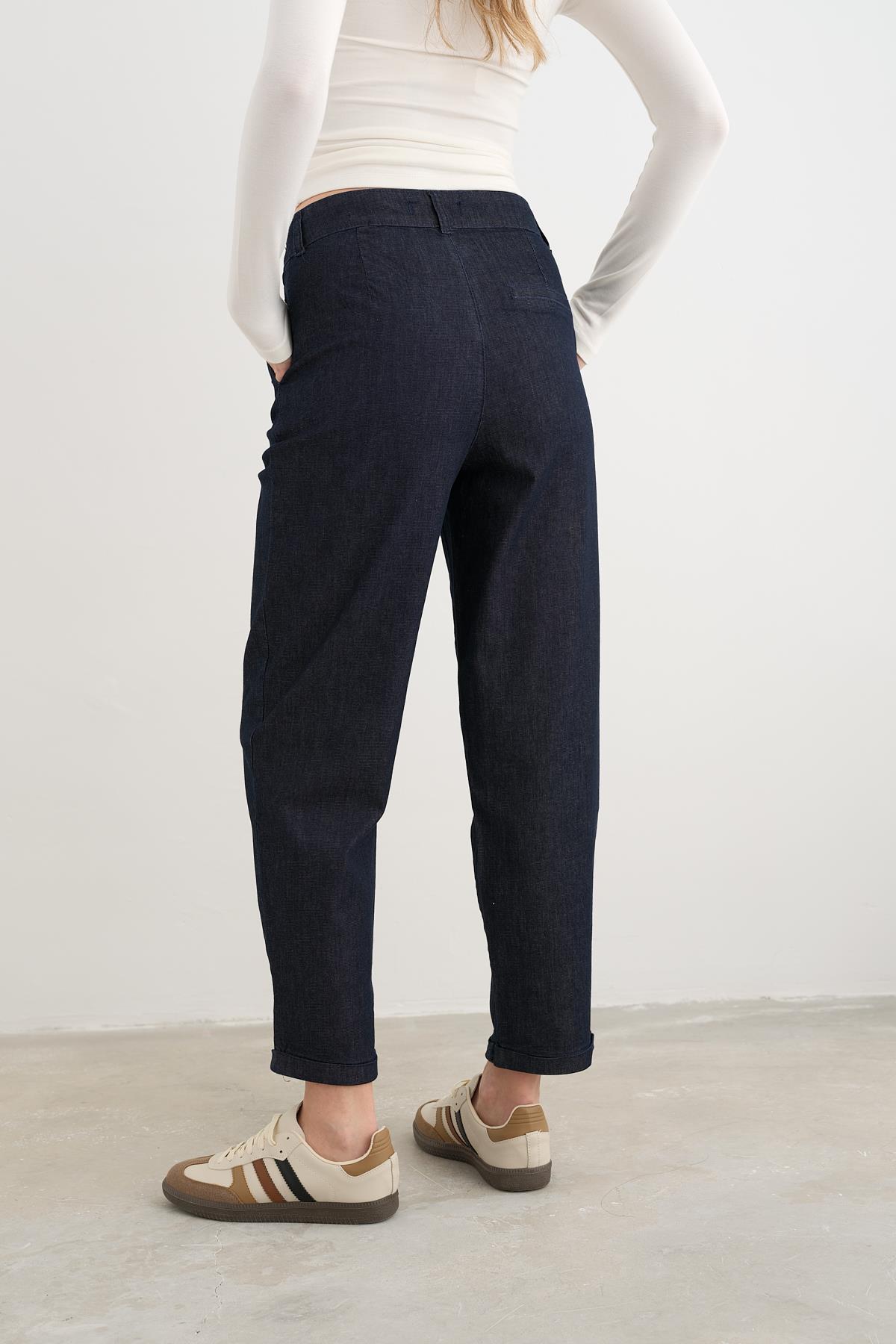 17049 YANDAN CEPLI KOT PANTOLON