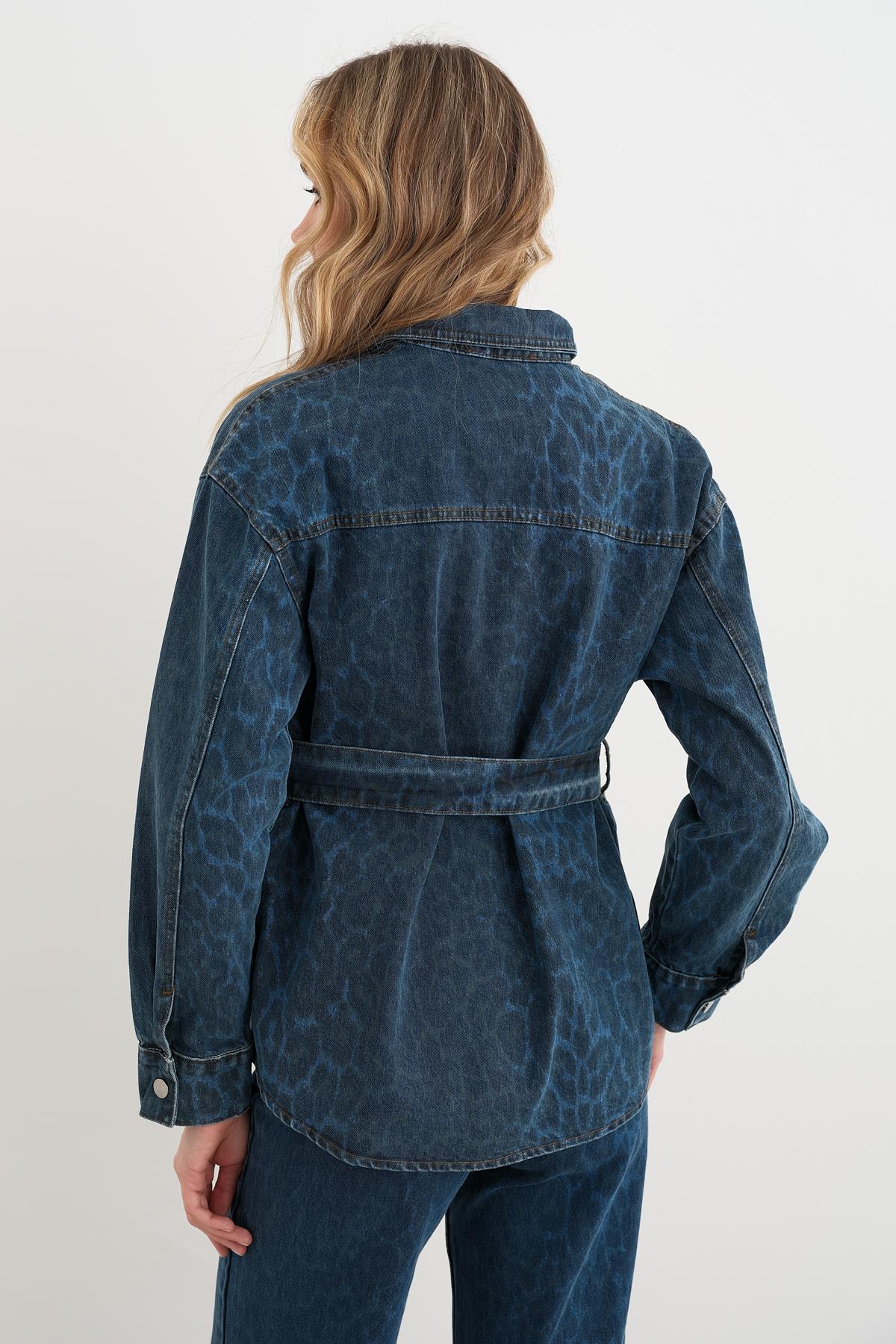 17063 LEOPAR DESEN KOT CEKET