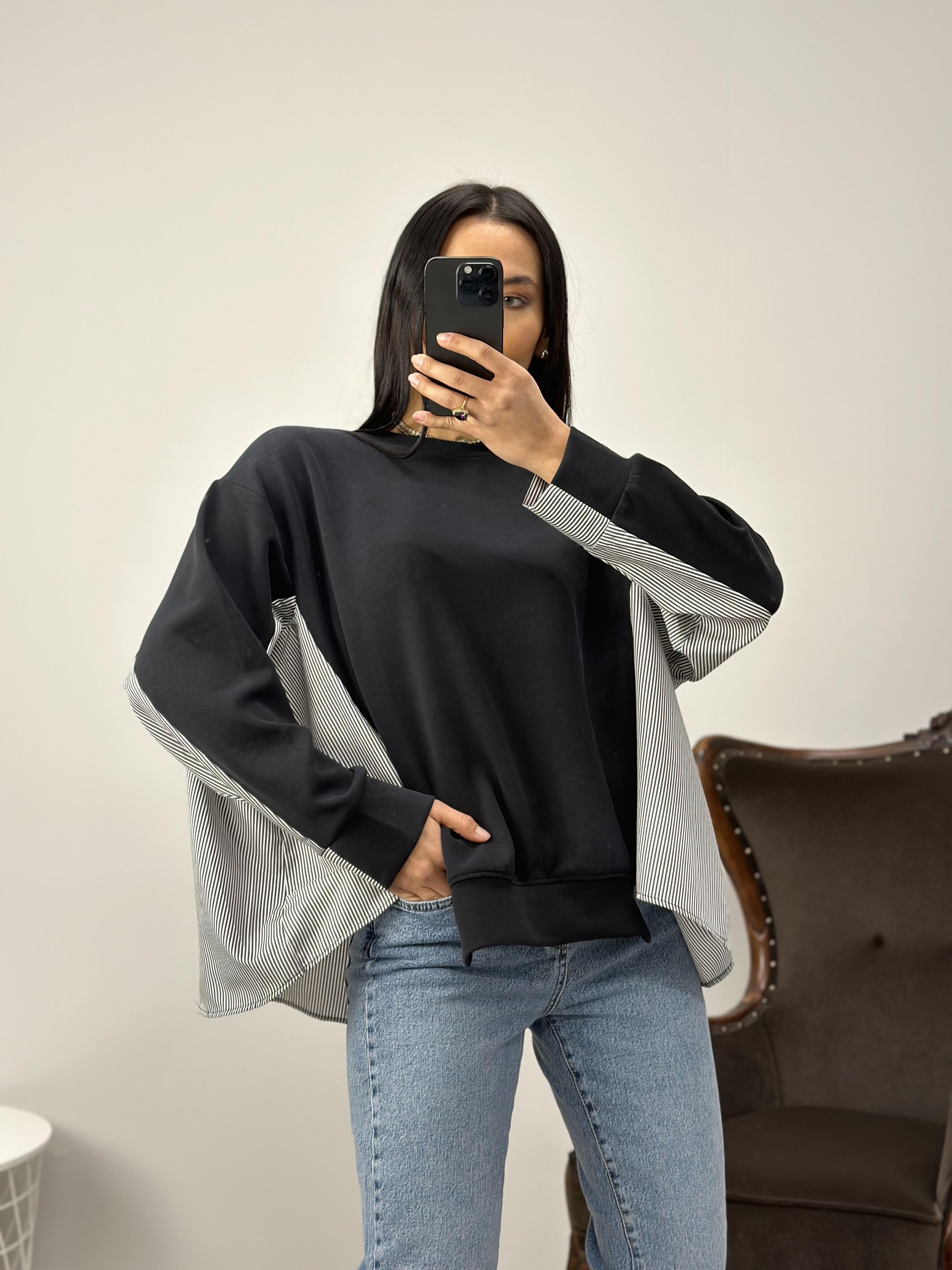 233088 POPLIN GARNILI MODAL SWEAT