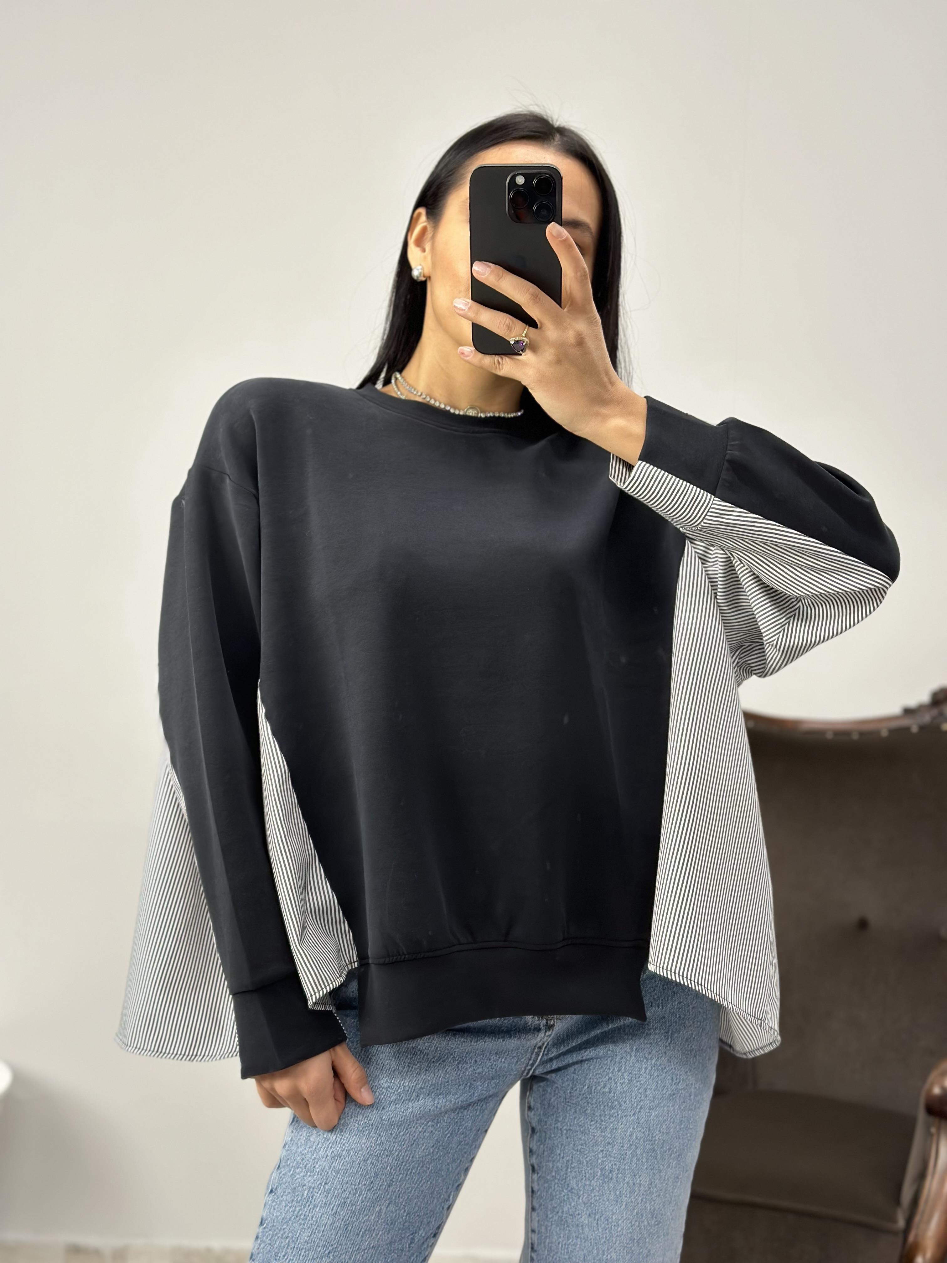 233088 POPLIN GARNILI MODAL SWEAT