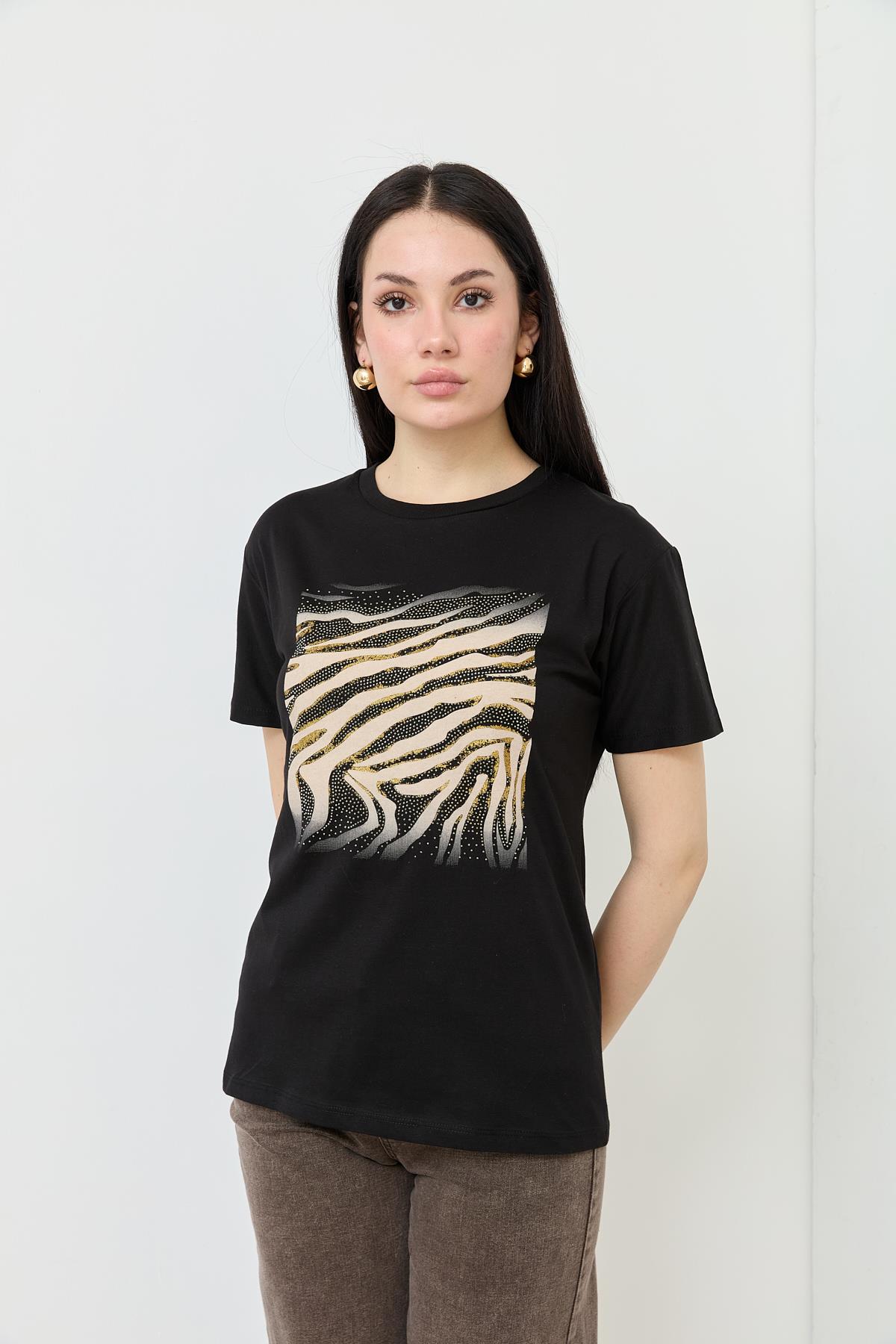 2509 TASLI BASKILI TSHIRT