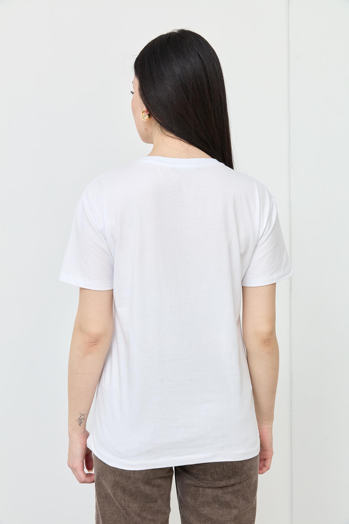 2509 TASLI BASKILI TSHIRT