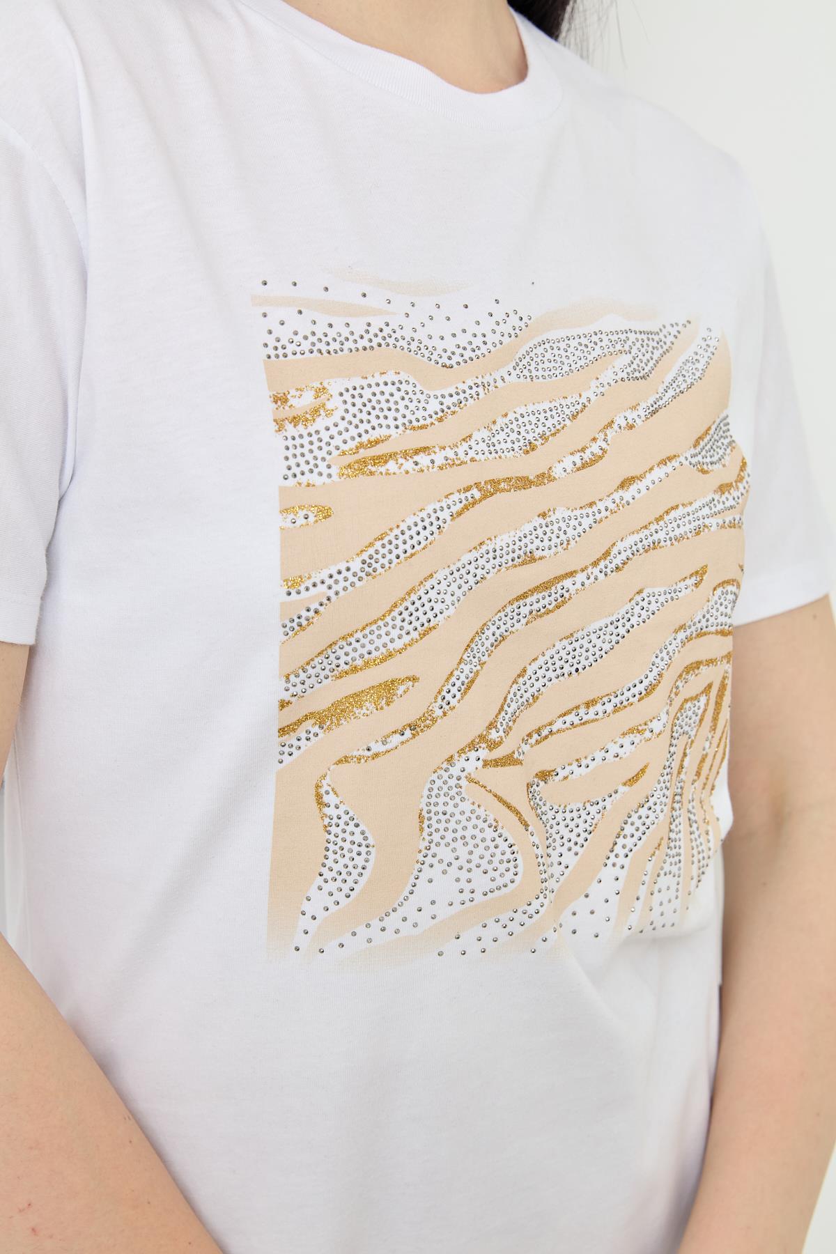 2509 TASLI BASKILI TSHIRT