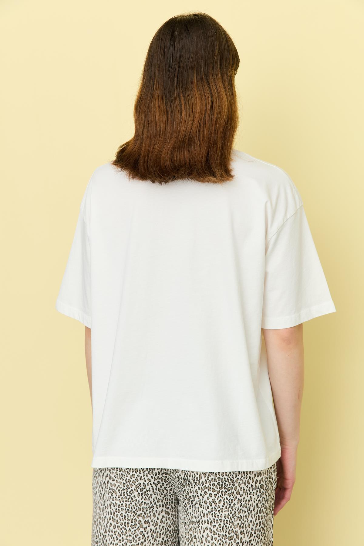 251081 GOLDEN KOPEK BASKILI TSHIRT