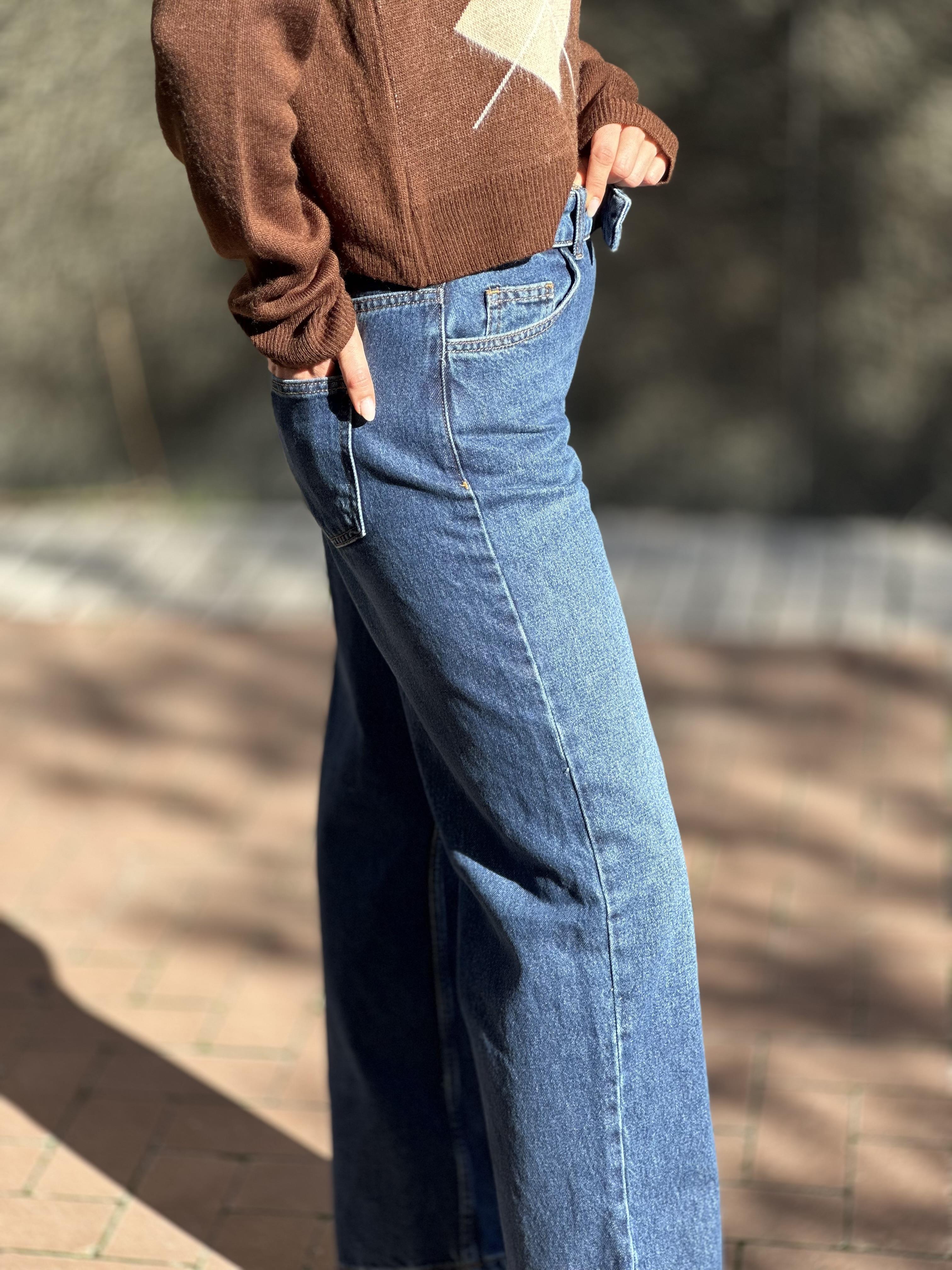 25769 KEMERLI VE FERMUARLI KOT PANTOLON