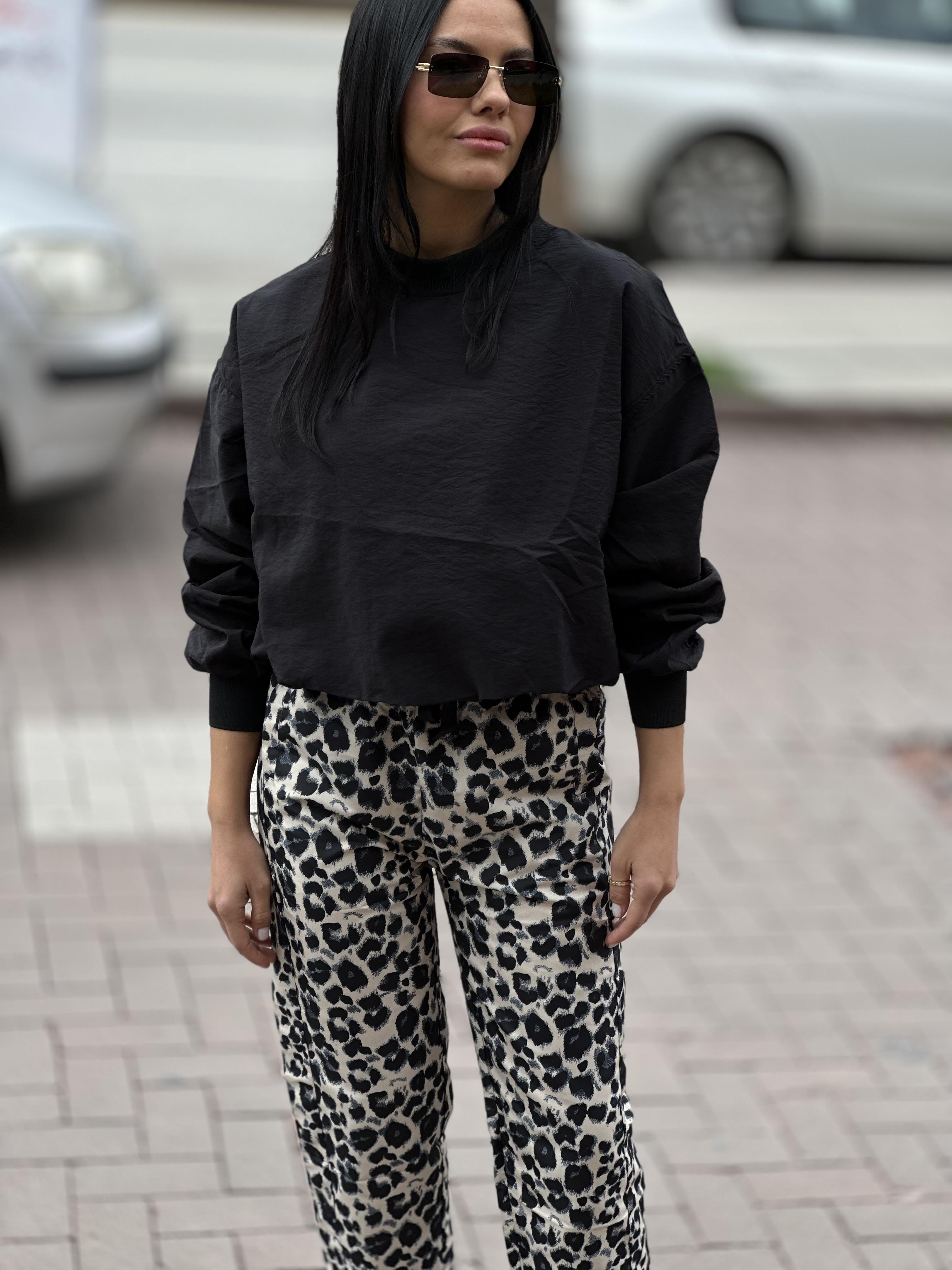 2882 - 2878 SIRTI FERMUARLI SWEAT DESENLI PANTOLON TAKIM