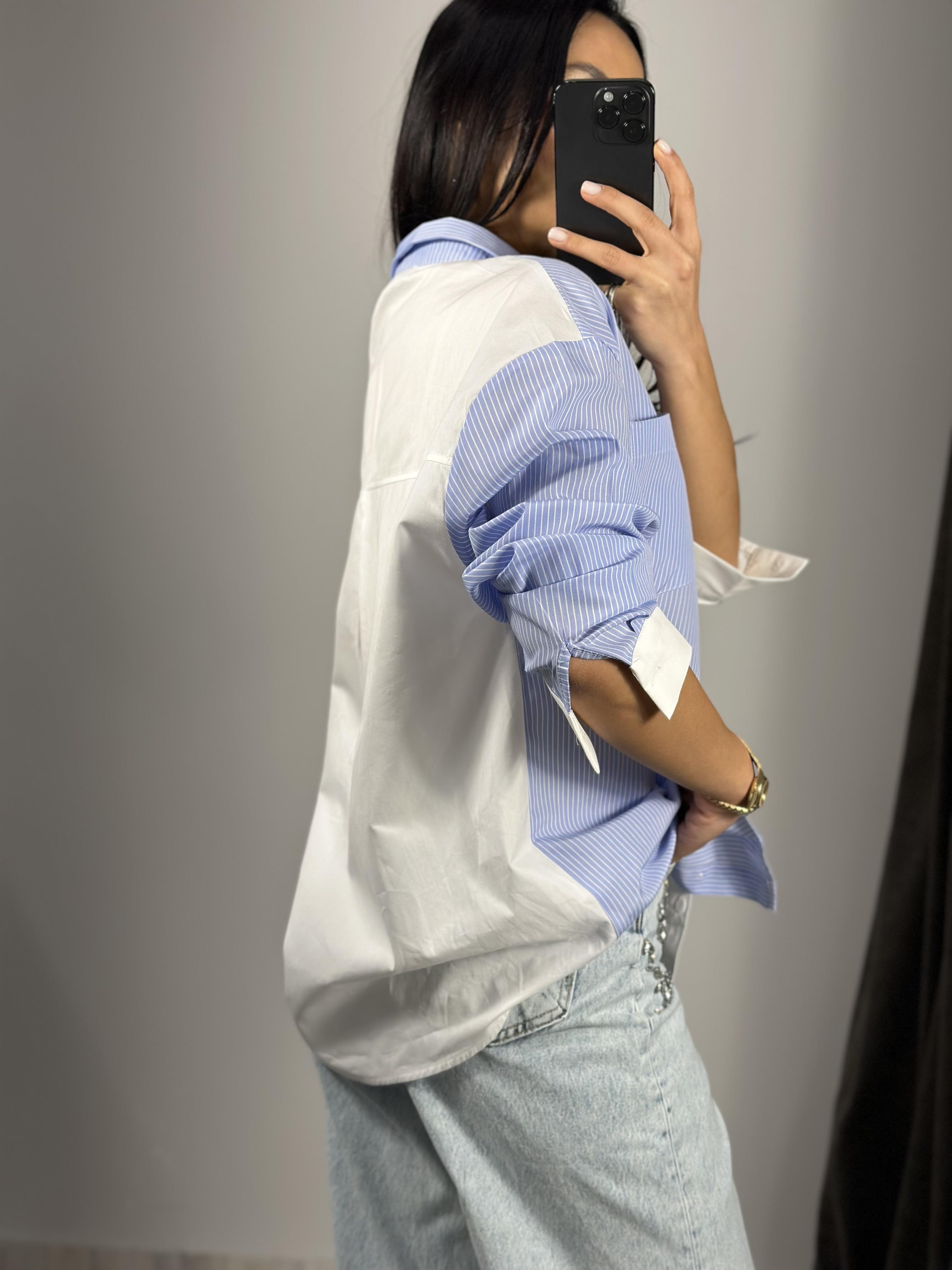 2886 CIZGILI TASLI GOMLEK