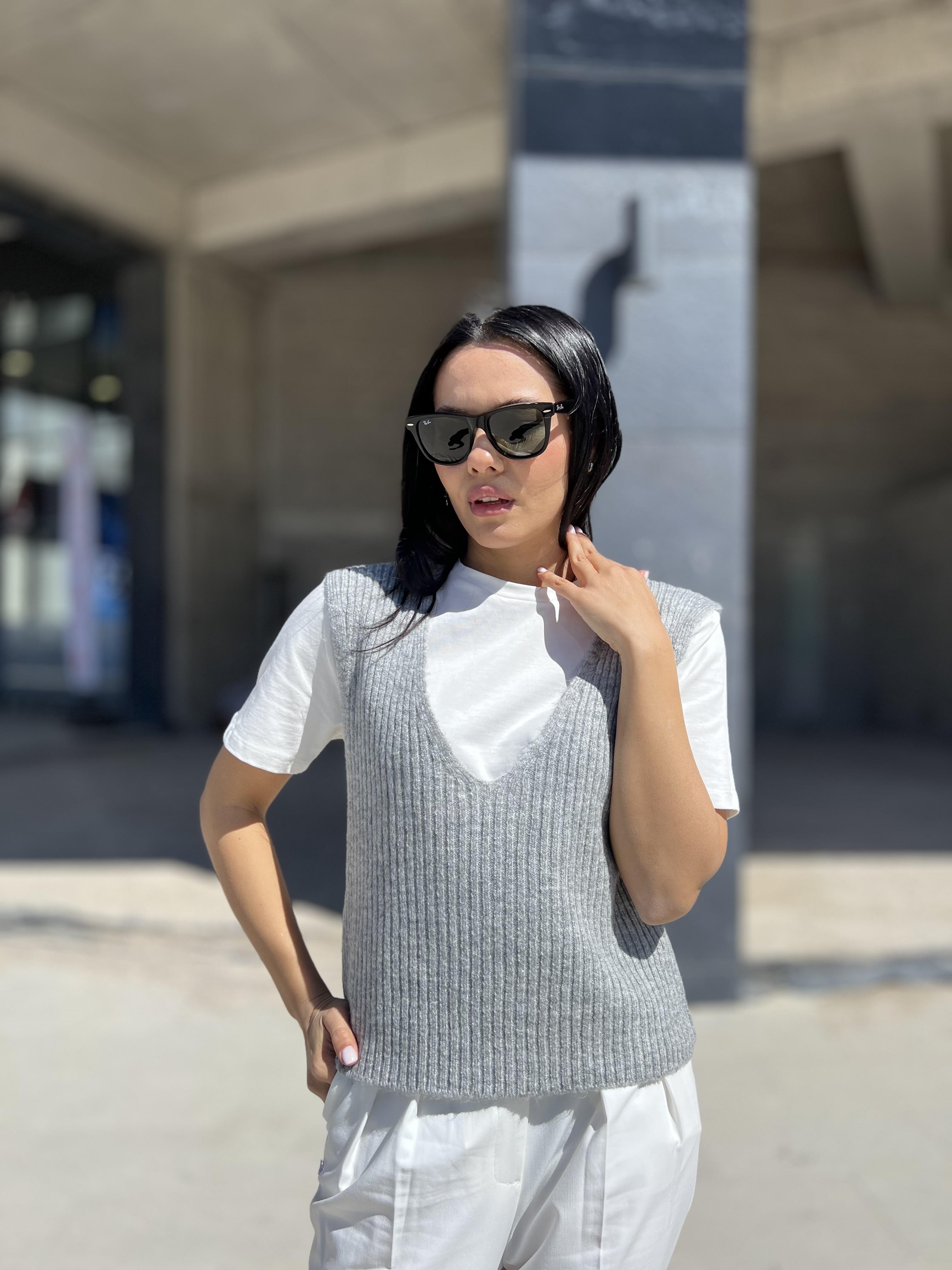 2908 SUVETER DETAYLI TSHIRT
