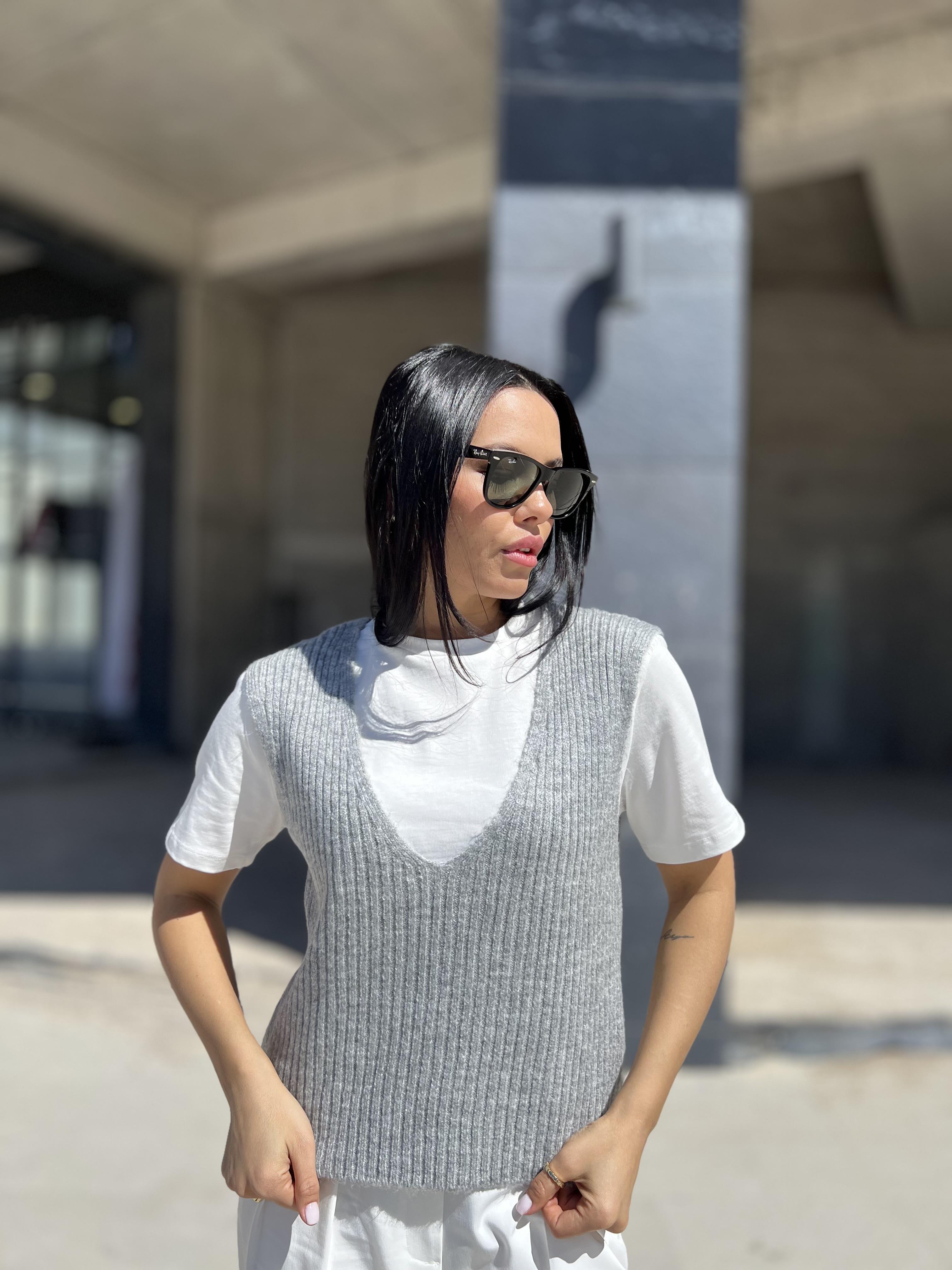 2908 SUVETER DETAYLI TSHIRT